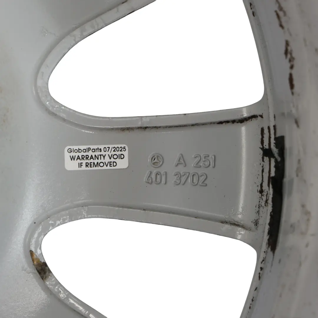 Rim Alloy Silver 18" 8J ET:67 10 Spoke to Mercedes W251 Wheel with Part number A2514013702 Mercedes W251 Wheel Rim Alloy Silver 18" 8J ET:67 10 Spoke - SKU A2514013702-2 - Part number A2514013702