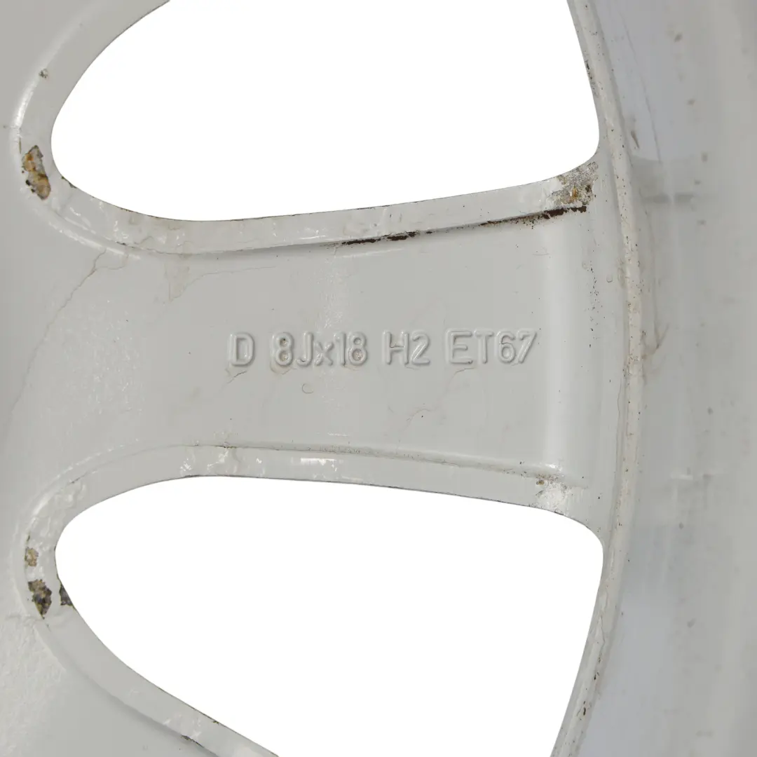 Mercedes W251 Wheel Rim Alloy Silver 18" 8J ET:67 10 Spoke - SKU A2514013702-2 - Part number A2514013702