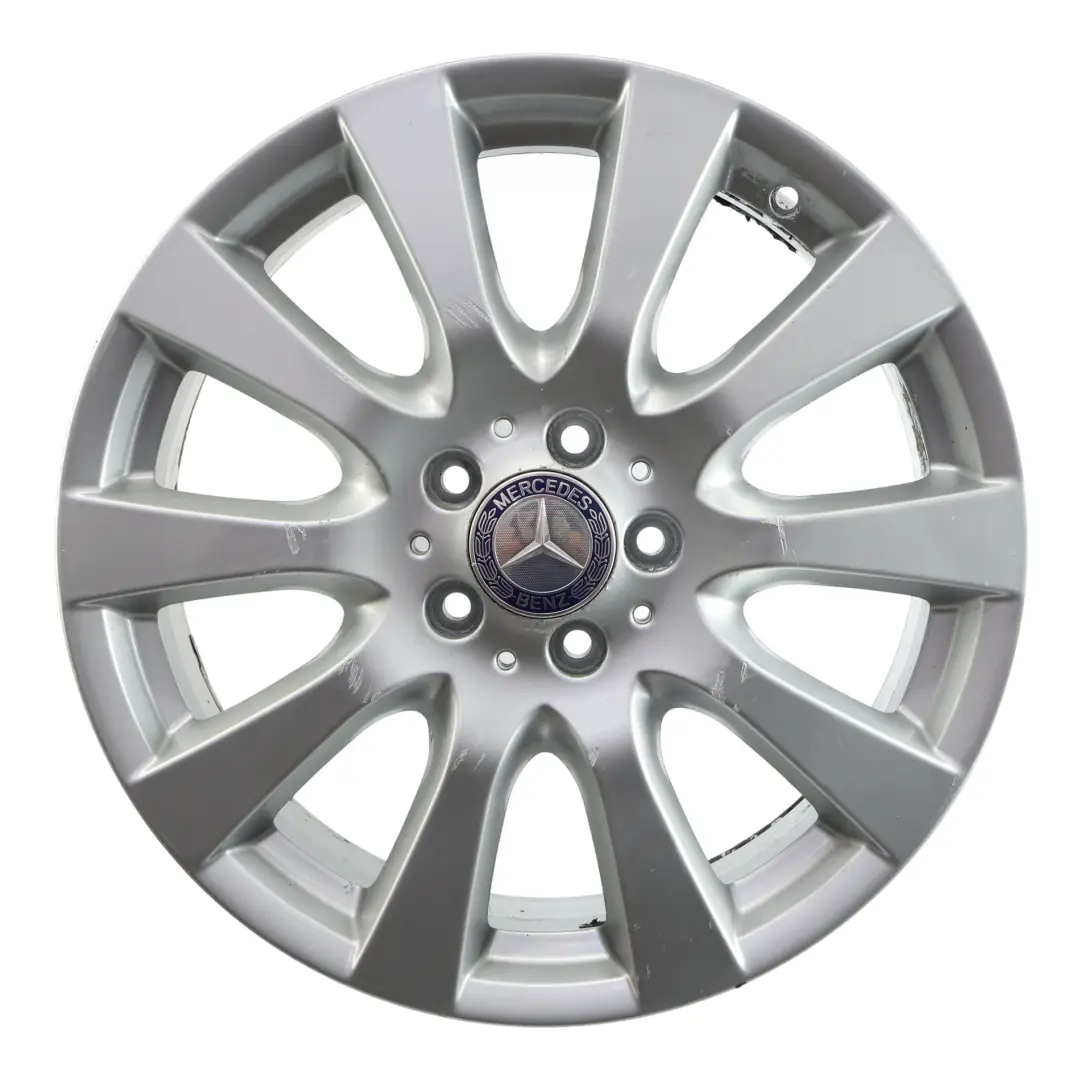 Rim Alloy Silver 18" 8J ET:67 10 Spoke to Mercedes W251 Wheel with Part number A2514013702 Mercedes W251 Wheel Rim Alloy Silver 18" 8J ET:67 10 Spoke - SKU A2514013702-3 - Part number A2514013702