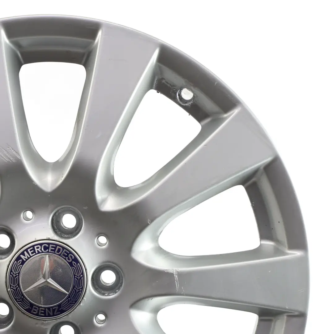 Rim Alloy Silver 18" 8J ET:67 10 Spoke to Mercedes W251 Wheel with Part number A2514013702 Mercedes W251 Wheel Rim Alloy Silver 18" 8J ET:67 10 Spoke - SKU A2514013702-3 - Part number A2514013702
