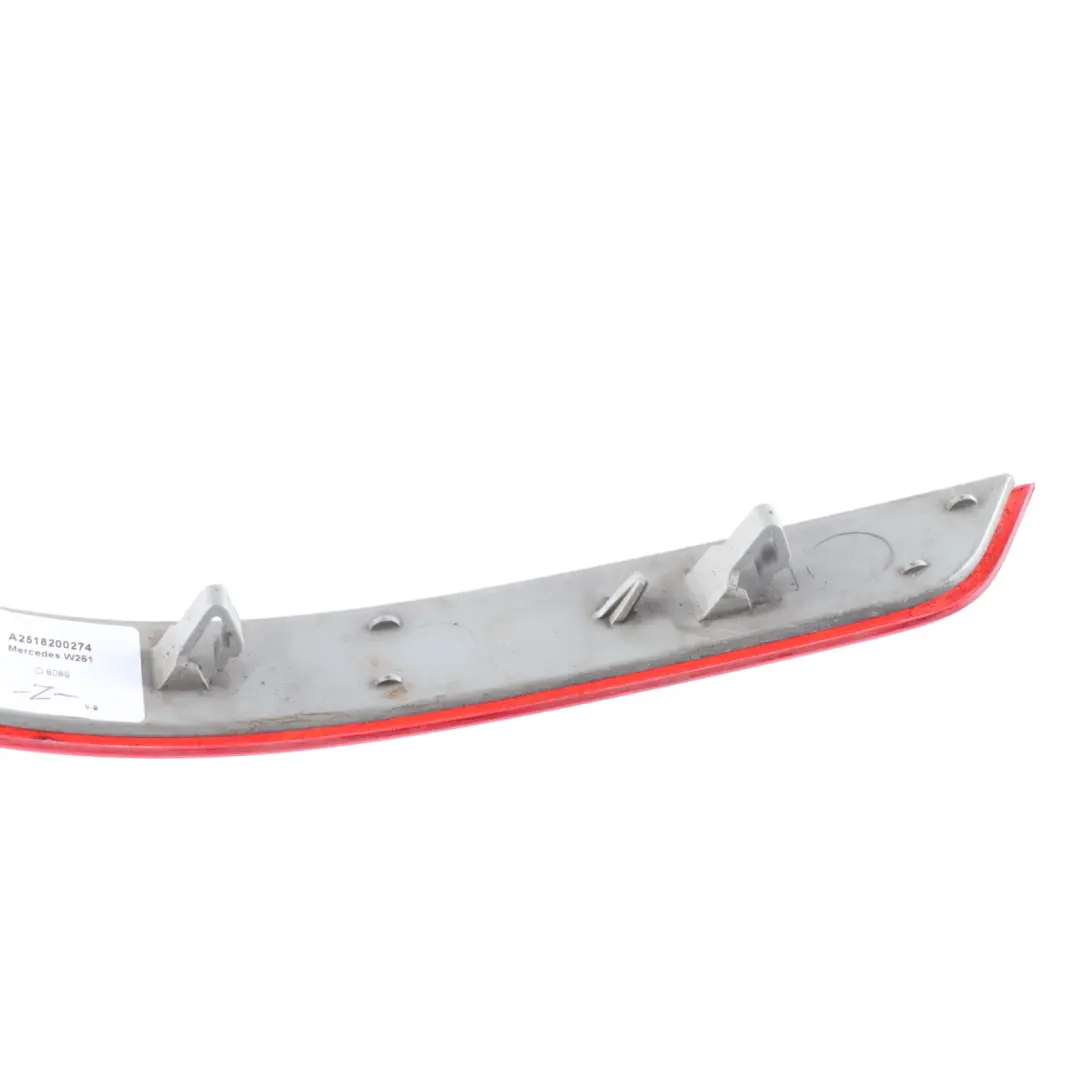 Bumper Trim Reflector Right O/S to Mercedes W251 Rear with Part number A2518200274 Mercedes W251 Rear Bumper Trim Reflector Right O/S - SKU A2518200274 - Part number A2518200274