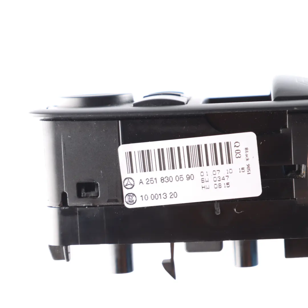 Window Lifter Switch Front Driver Side Control Panel to Mercedes W251 with Part number A2518300590 Mercedes W251 Window Lifter Switch Front Driver Side Control Panel - SKU A2518300590-1 - Part number A2518300590