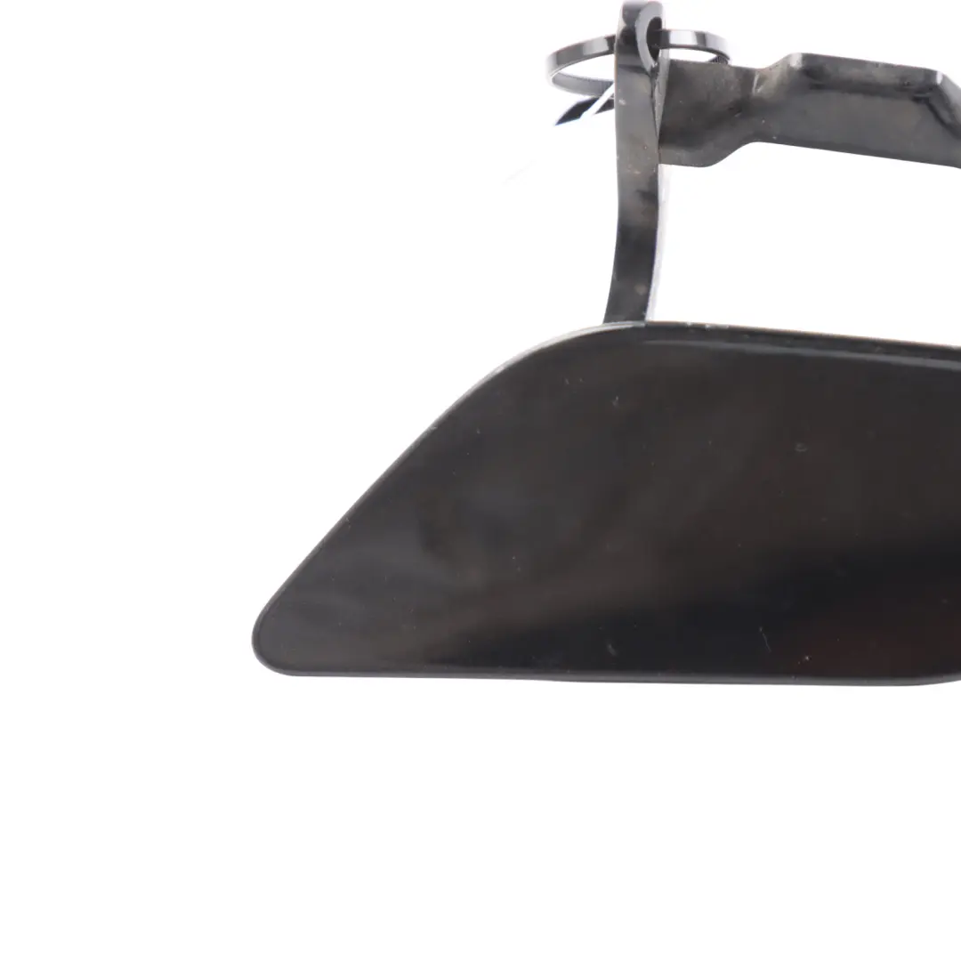 Front Bumper Headlight Wiper Cover Cap Left N/S Obsidian Black-197 to Mercedes W251 with Part number A2518850126 Mercedes W251 Front Bumper Headlight Wiper Cover Cap Left N/S Obsidian Black-197 - SKU A2518850126-OB - Part number A2518850126