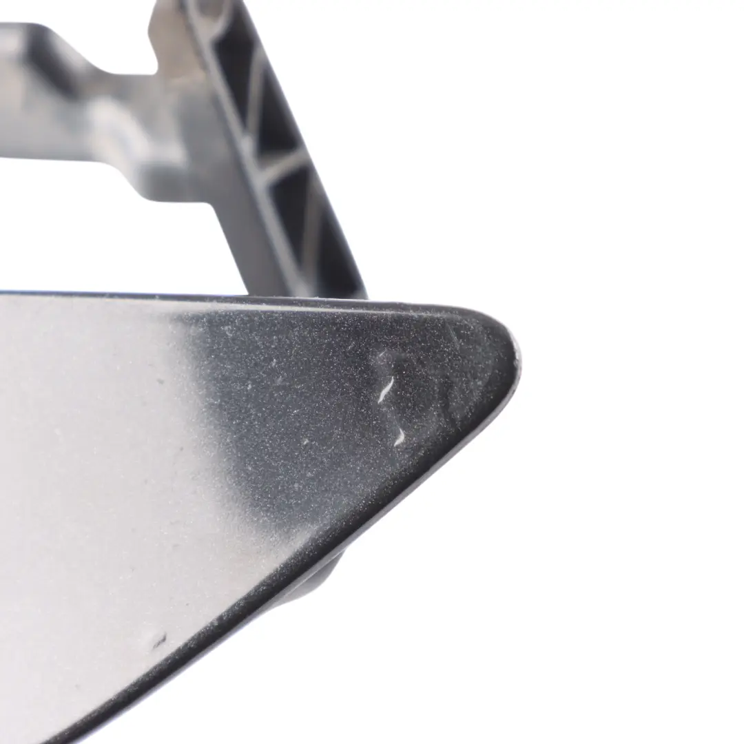 Front Bumper Headlight Wiper Cover Cap Left N/S Obsidian Black-197 to Mercedes W251 with Part number A2518850126 Mercedes W251 Front Bumper Headlight Wiper Cover Cap Left N/S Obsidian Black-197 - SKU A2518850126-OB - Part number A2518850126