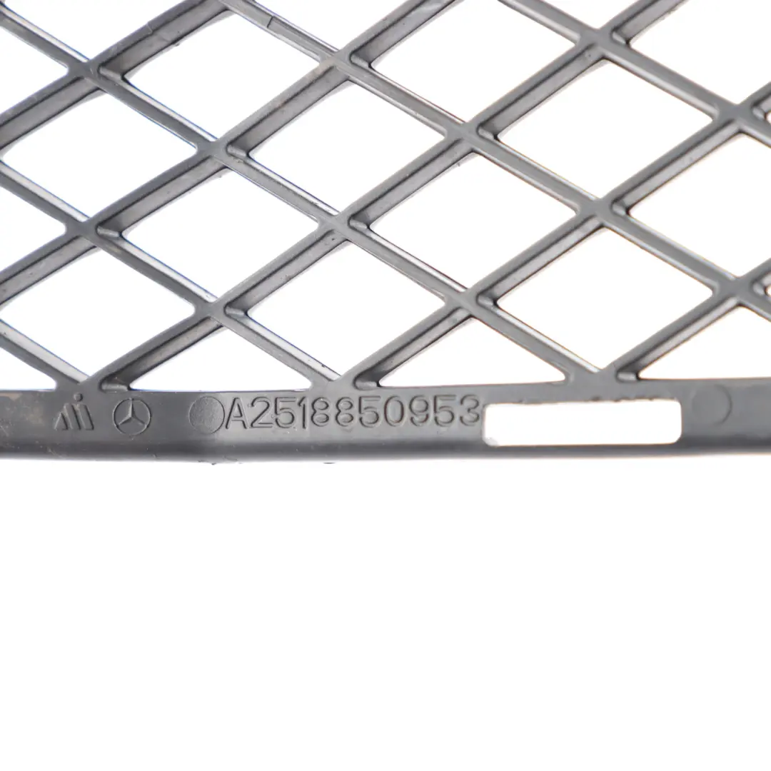 Front Bumper Lower Grille Centre Cover Panel to Mercedes R W251 AMG with Part number A2518850953 Mercedes R W251 AMG Front Bumper Lower Grille Centre Cover Panel - SKU A2518850953 - Part number A2518850953