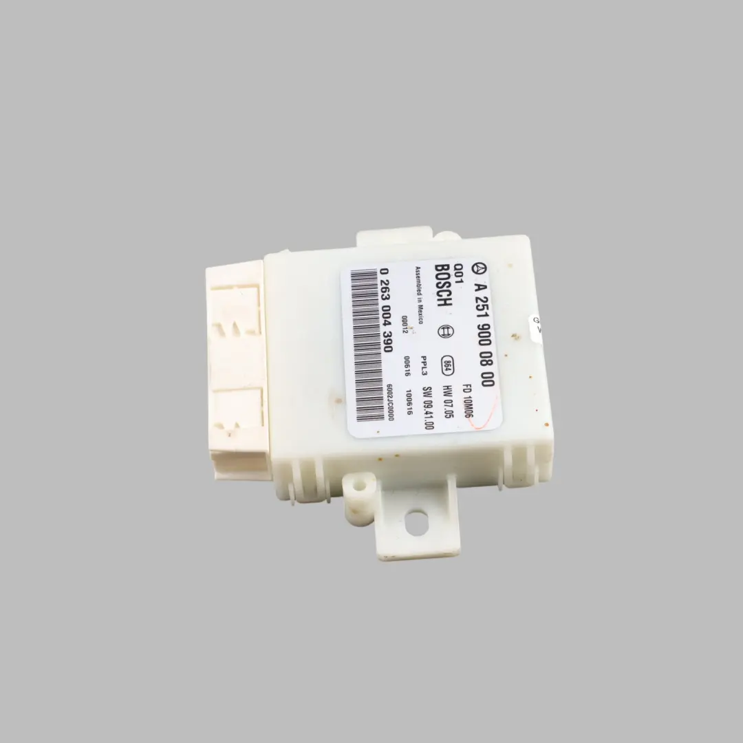 PDC Parking Assistant Control Unit Module ECU to Mercedes W251 with Part number A2519000800 Mercedes W251 PDC Parking Assistant Control Unit Module ECU - SKU A2519000800 - Part number A2519000800
