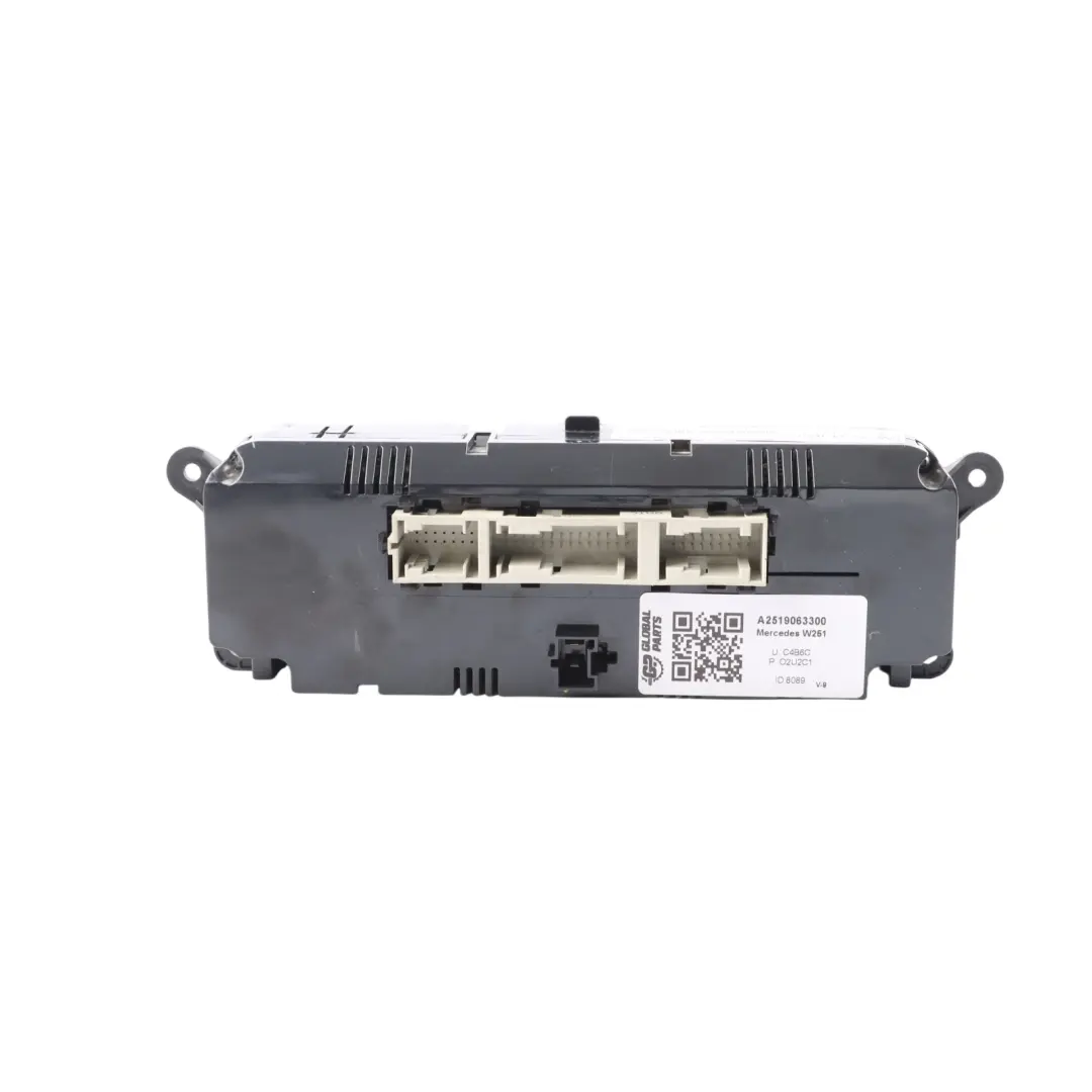 Conditioning Climate Control A/C Switch Panel to Mercedes V251 Air with Part number A2519063300 Mercedes V251 Air Conditioning Climate Control A/C Switch Panel - SKU A2519063300 - Part number A2519063300