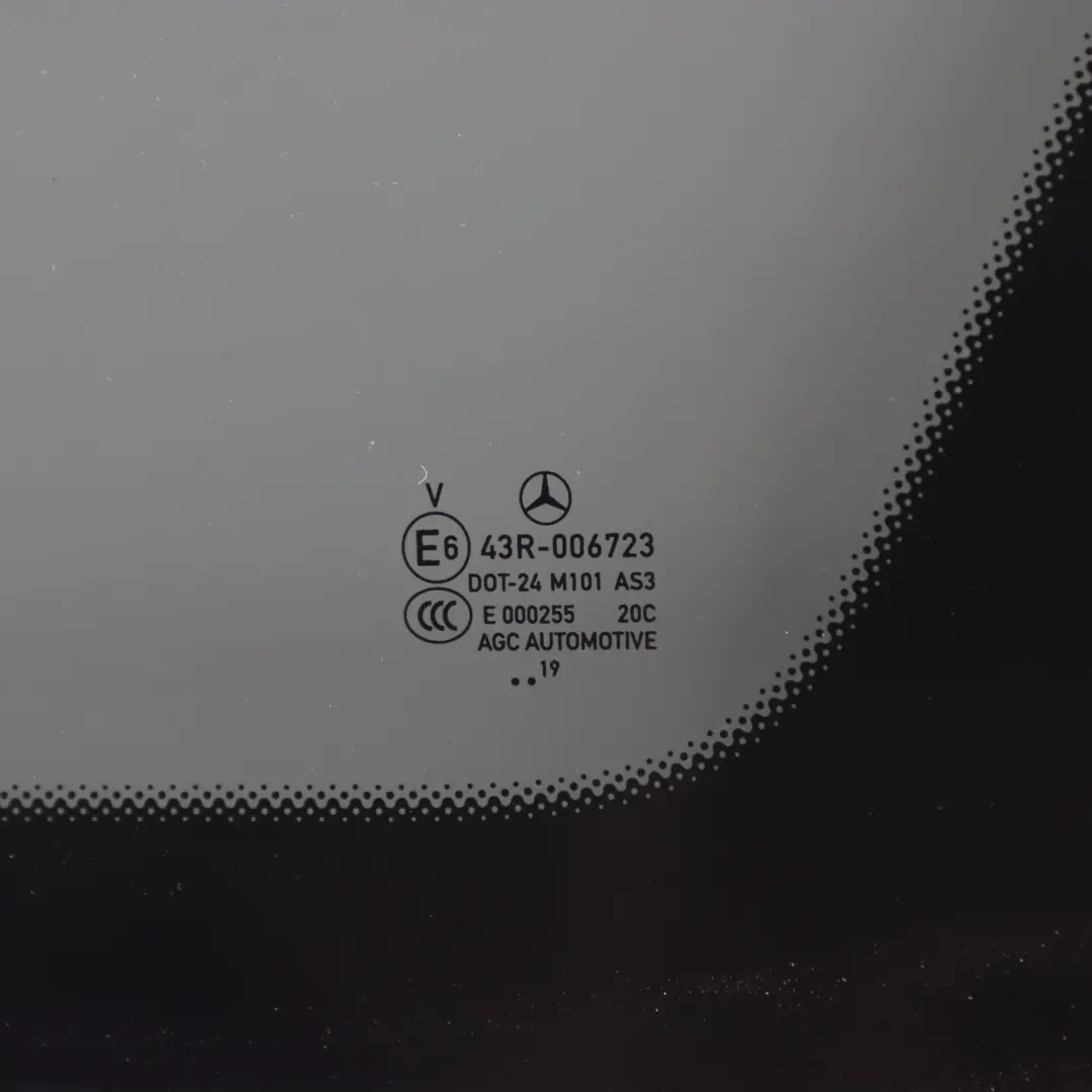 Mercedes X253 Side Window Triangle Quarter Glass Rear Right O/S AS3 - SKU A2536703601 - Part number A2536703601