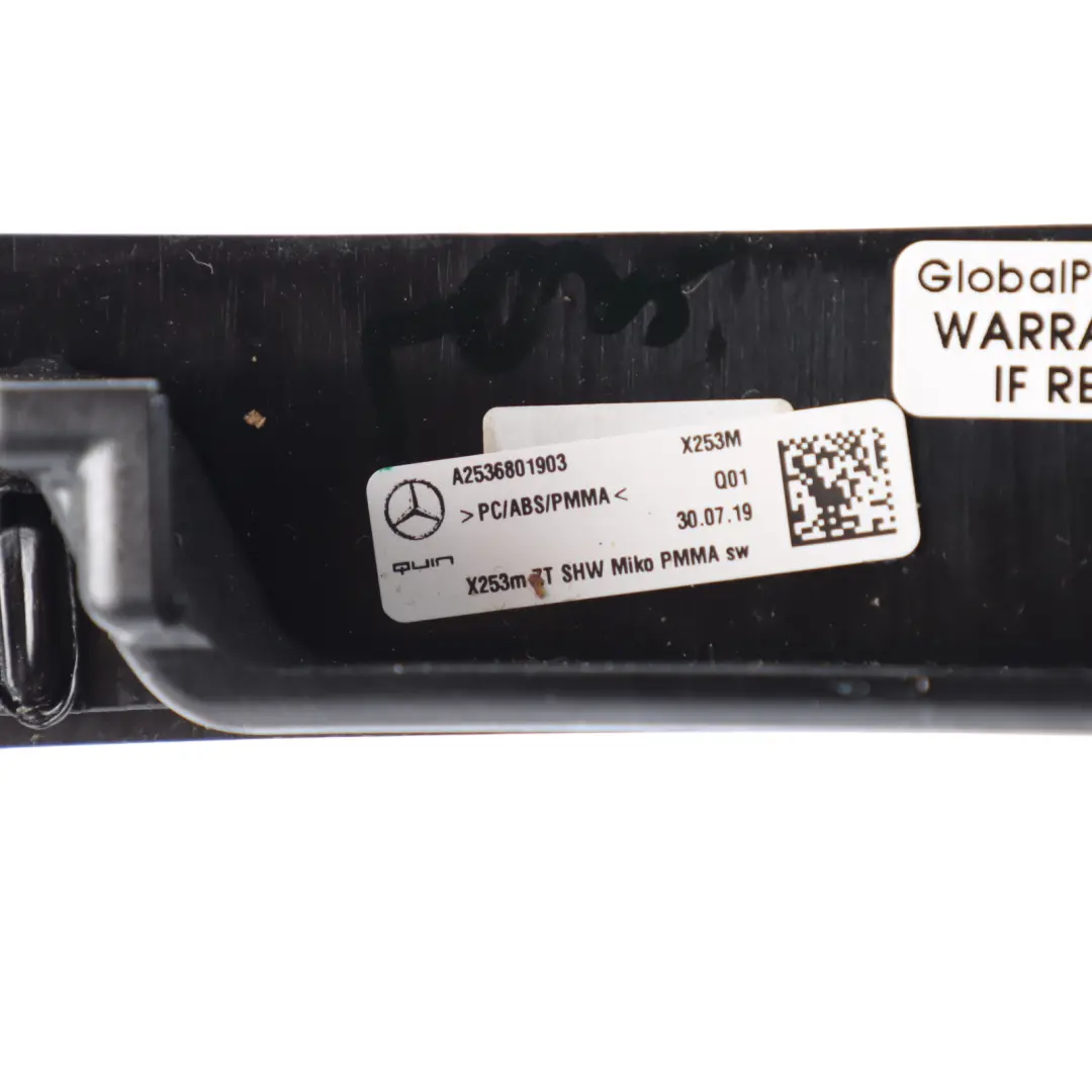 Mercedes C253 Front Centre Console Fresh Air Vent Grille Trim Cover - SKU A2536801903-1 - Part number A2536801903