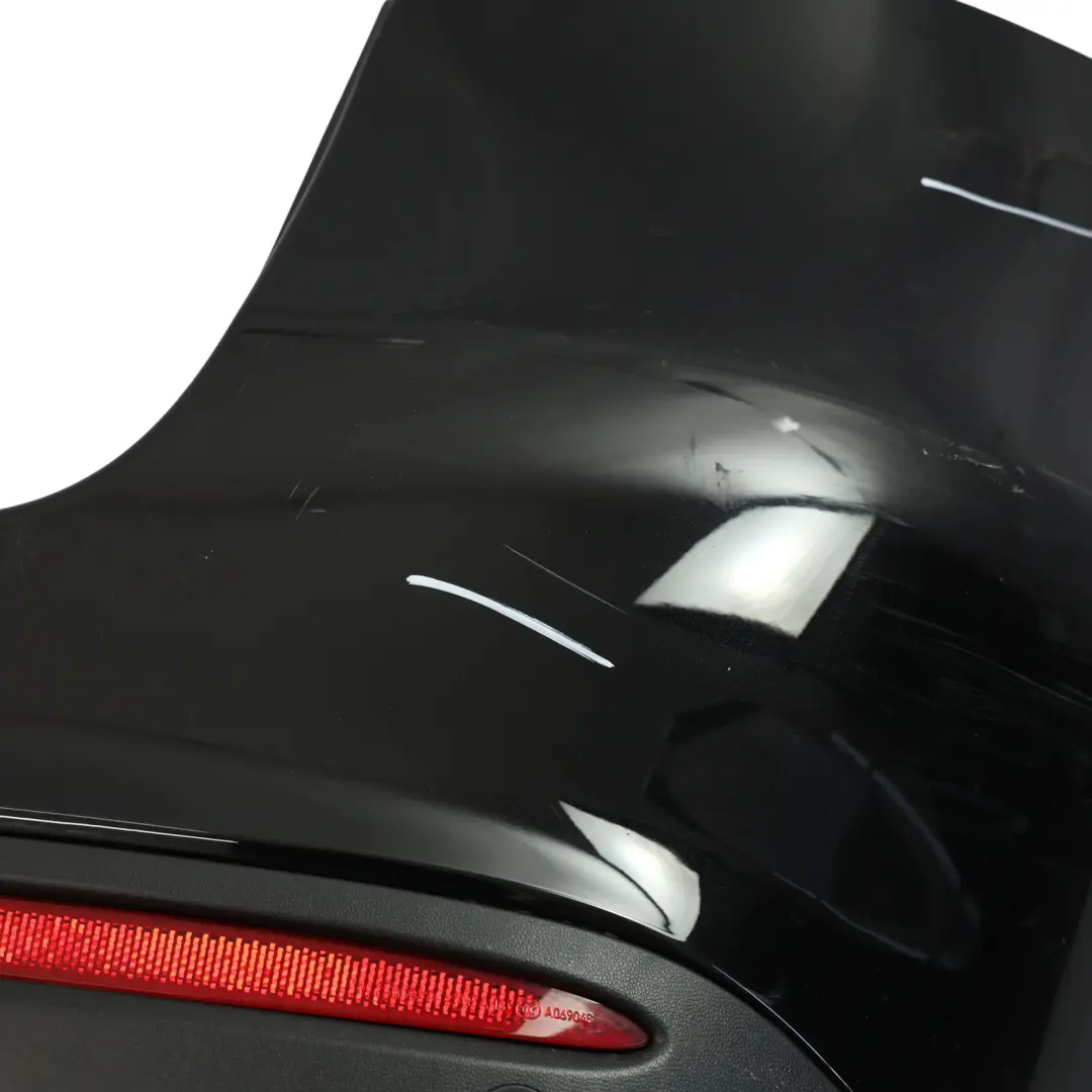 Bumper AMG Trim Panel Obsidian Black Metallic - 197 to Mercedes C253 X253 Rear with Part number A2538801403 Mercedes C253 X253 Rear Bumper AMG Trim Panel Obsidian Black Metallic - 197 - SKU A2538801403-OB - Part number A2538801403