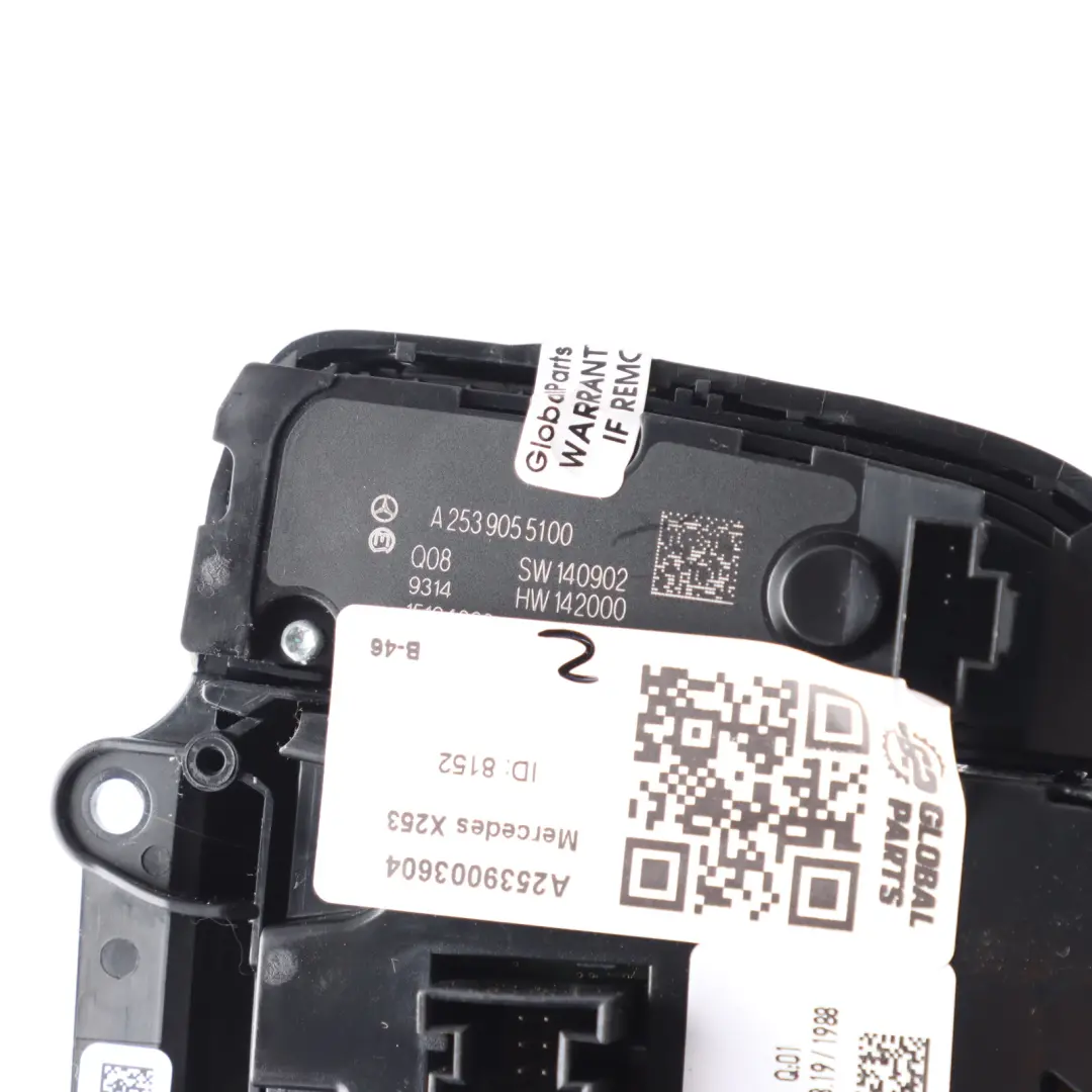 Mercedes C253 X253 Touchpad Console Switch Panel Controller - SKU A2539003604 - Part number A2539003604