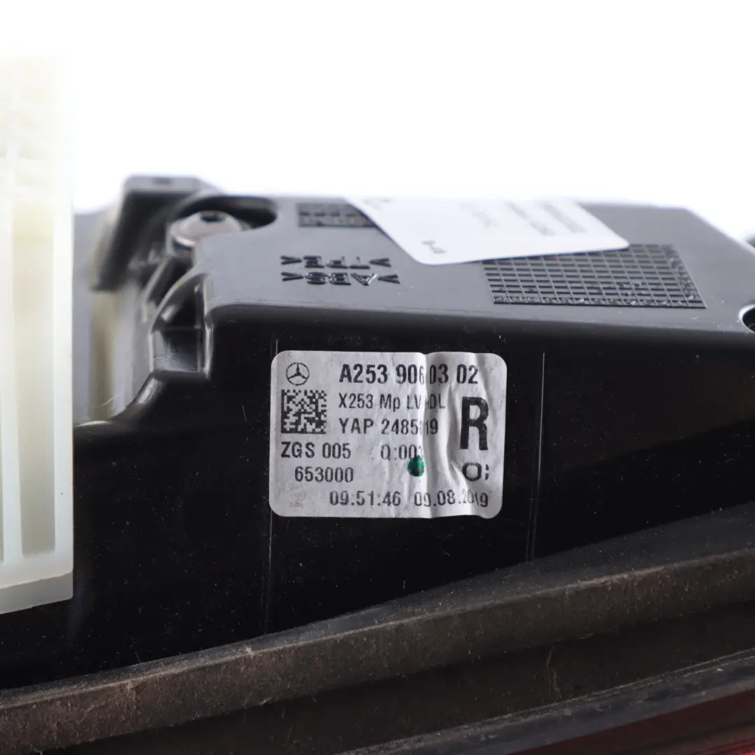 Trunk Boot Tailgate Lamp Light Rear Right O/S to Mercedes GLC X253 with Part number A2539060302 Mercedes GLC X253 Trunk Boot Tailgate Lamp Light Rear Right O/S - SKU A2539060302 - Part number A2539060302