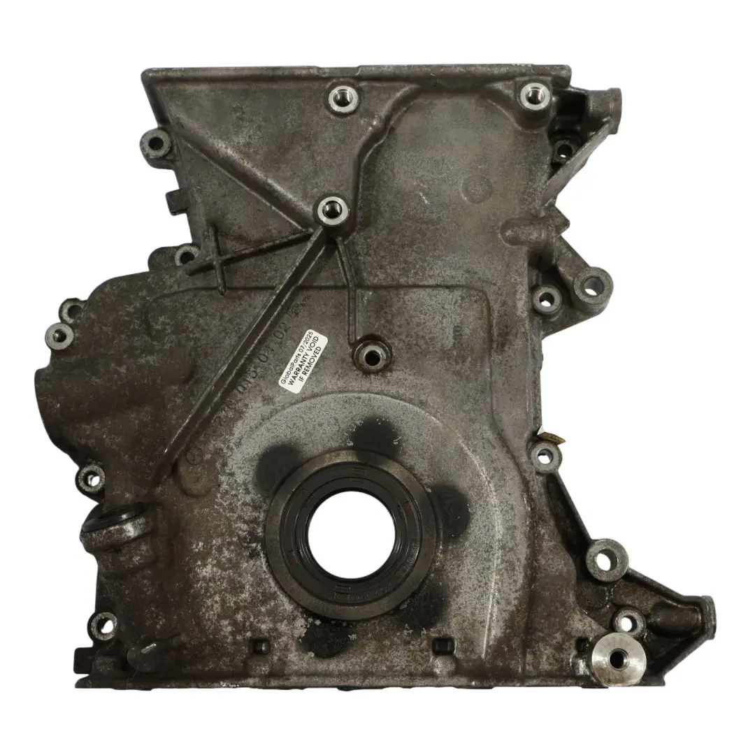 A45 AMG Motor Timing Case Tapa Placa para Mercedes W176 con número de pieza A2700150402 Mercedes W176 A45 AMG Motor Timing Case Tapa Placa - SKU A2700150402 - Número de pieza A2700150402