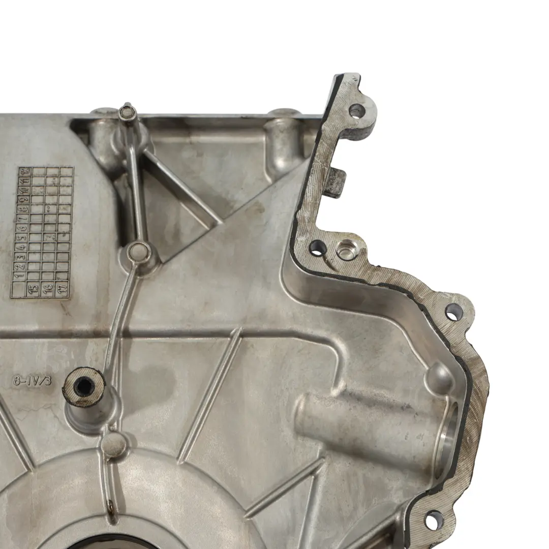 A45 AMG Engine Timing Case Cover Plate to Mercedes W176 with Part number A2700150402 Mercedes W176 A45 AMG Engine Timing Case Cover Plate - SKU A2700150402 - Part number A2700150402