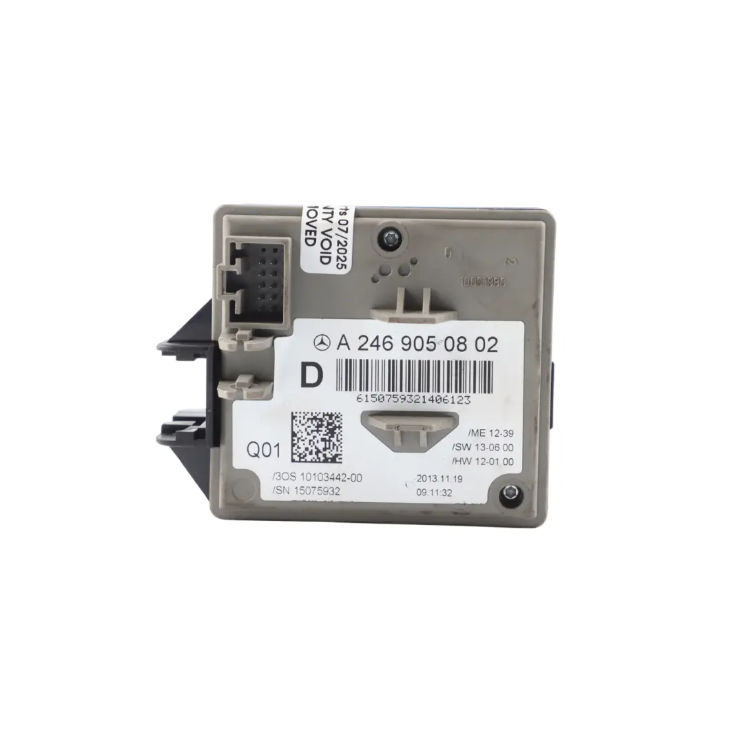 Mercedes C117 W176 A180 270.910 122HP Engine Control ECU Kit Manual - SKU A2709000900-6 - Part number A2709000900