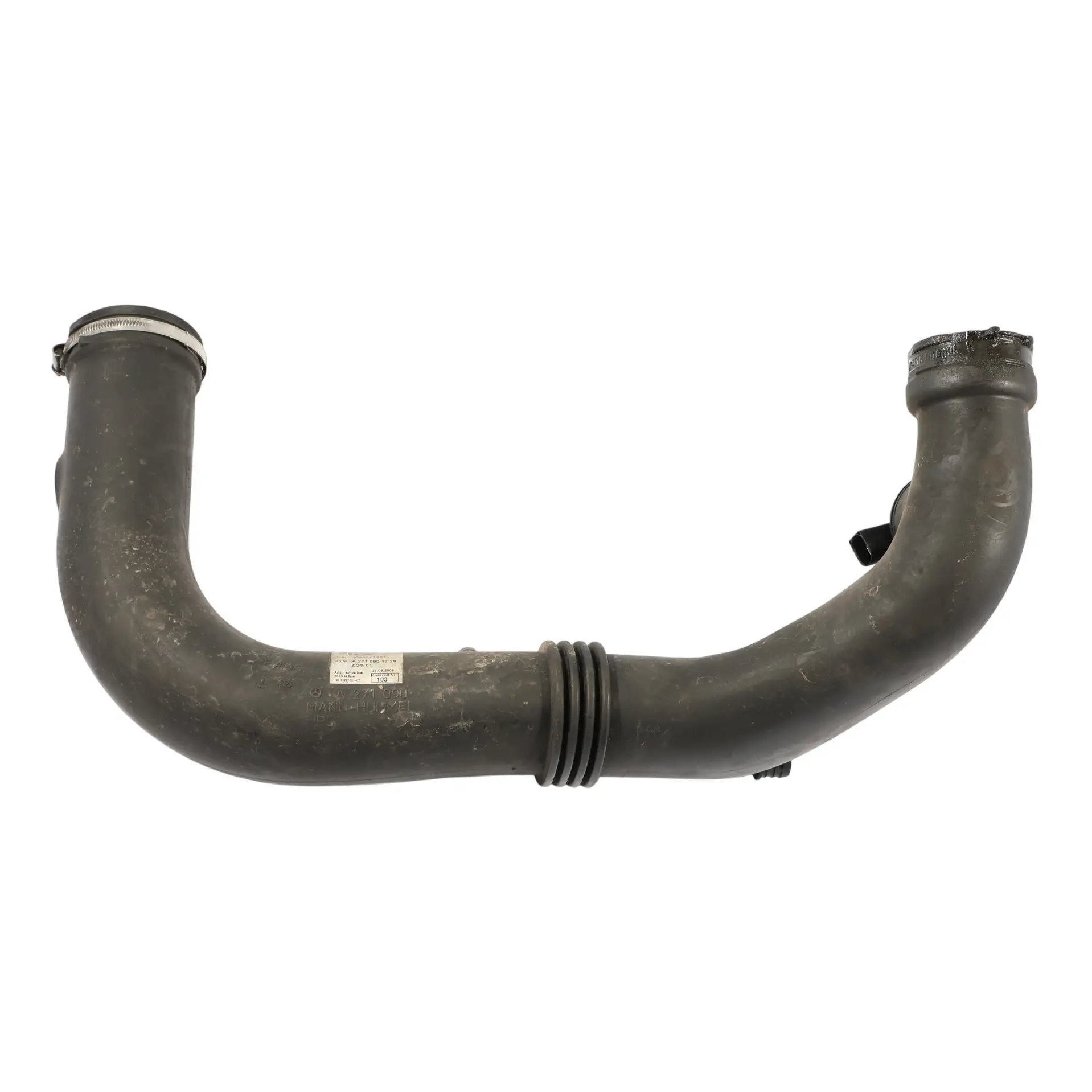 Air Intake Pipe Mercedes W204 W212 M271 Turbocharger Turbo Hose A2710901729