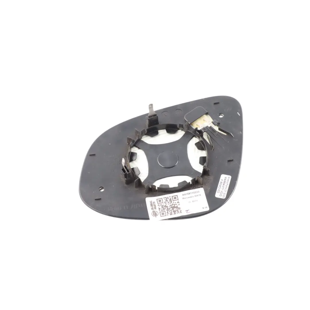 Mercedes W415 Wing Mirror Glass Insert Right O/S - SKU A4158110333 - Part number A4158110333