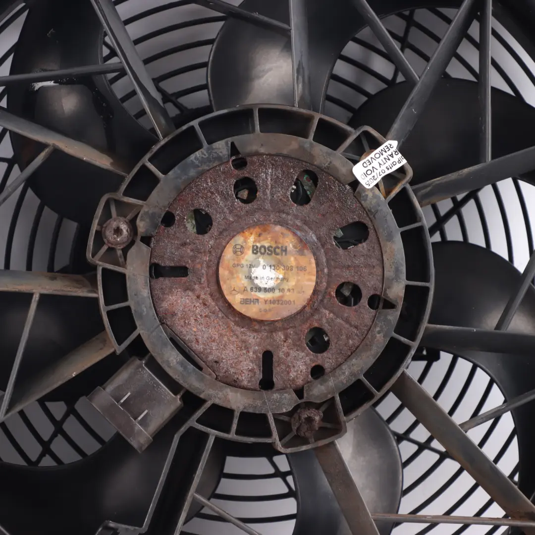 Ventilateur Refroidissement Ventilateur pour Mercedes Vito Viano W639 à propos du numéro de pièce A6395001093 Mercedes Vito Viano W639 Ventilateur Refroidissement Ventilateur - SKU A6395001093-1 - Numéro de pièce A6395001093