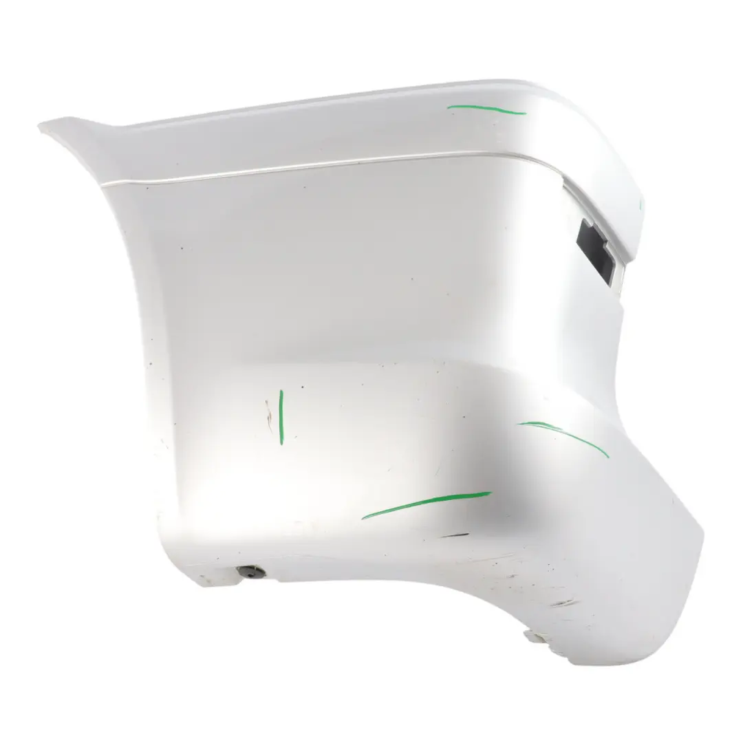 Bumper Left N/S Side Corner Trim Brilliant Silver - 9744 to Mercedes Vito W639 Rear with Part number A6398801471 Mercedes Vito W639 Rear Bumper Left N/S Side Corner Trim Brilliant Silver - 9744 - SKU A6398801471-BRS - Part number A6398801471