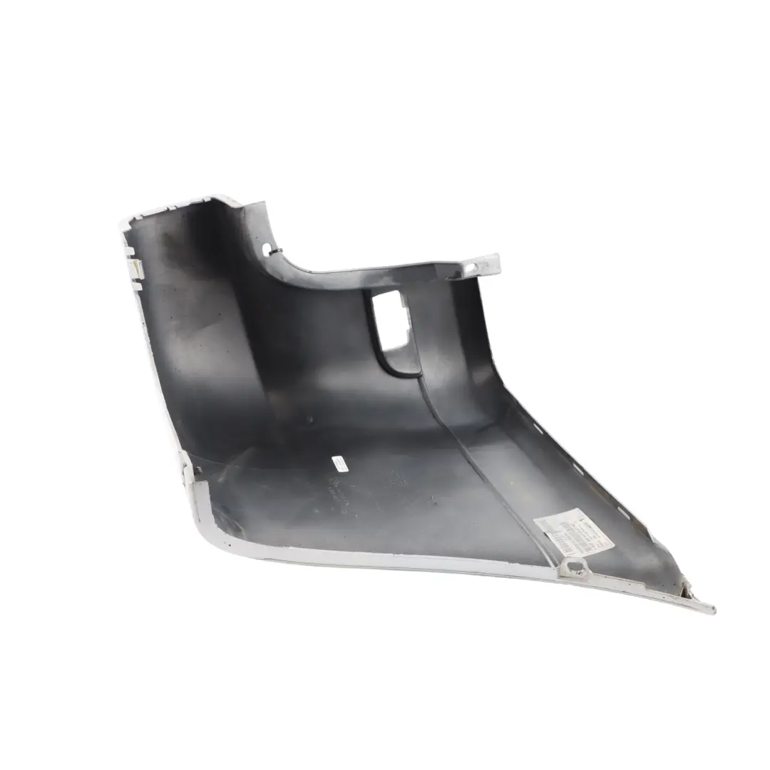 Bumper Left N/S Side Corner Trim Brilliant Silver - 9744 to Mercedes Vito W639 Rear with Part number A6398801471 Mercedes Vito W639 Rear Bumper Left N/S Side Corner Trim Brilliant Silver - 9744 - SKU A6398801471-BRS - Part number A6398801471