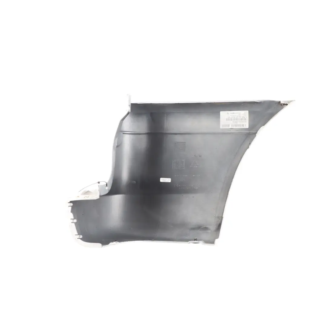 Bumper Left N/S Side Corner Trim Brilliant Silver - 9744 to Mercedes Vito W639 Rear with Part number A6398801471 Mercedes Vito W639 Rear Bumper Left N/S Side Corner Trim Brilliant Silver - 9744 - SKU A6398801471-BRS - Part number A6398801471