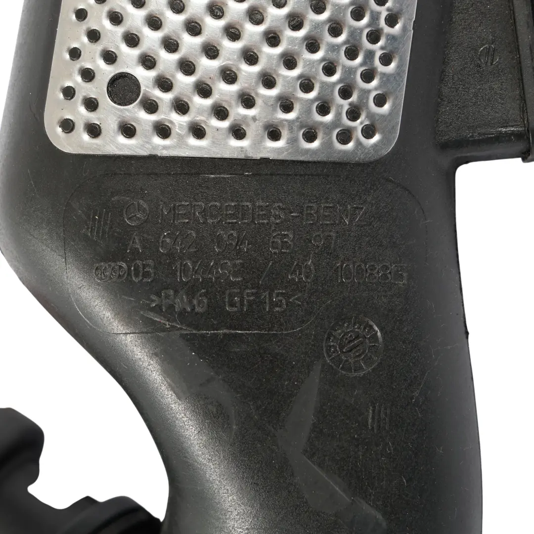 Mercedes W204 W212 Turbo Múltiple Conducto Aire Medidor Masa OM642 - SKU A6420946397-1 - Número de pieza A6420946397
