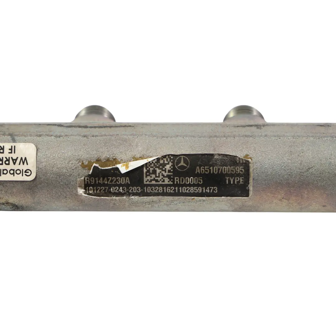 Mercedes W204 W212 Einspritz Leiste Hoch Druck Kraftstoff Verteiler OM651 - SKU A6510700595-1 - Teilenummer A6510700595