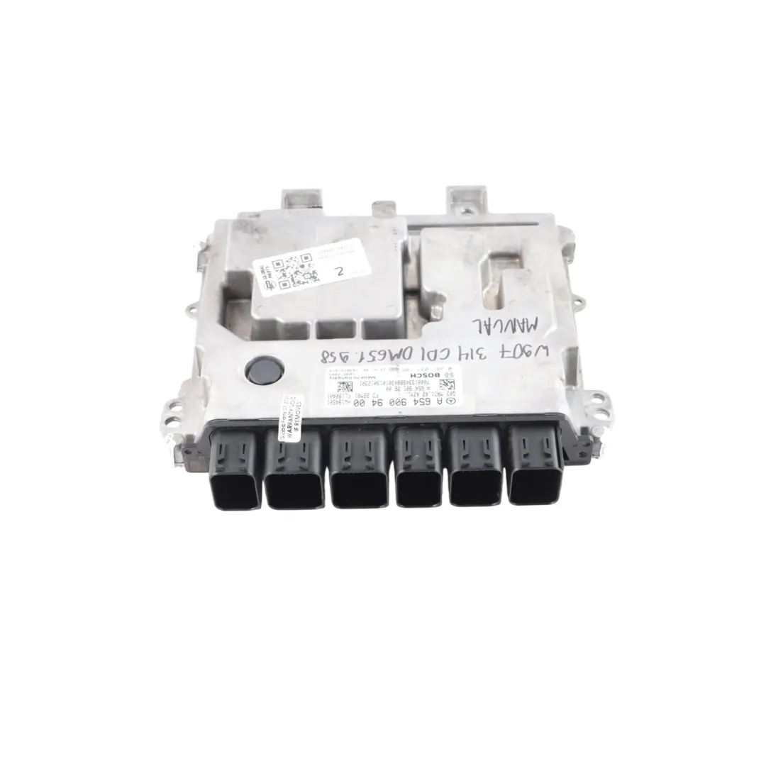Mercedes W906 314 CDI 651.958 143HP Engine Control ECU Manual - SKU A6549009400-5 - Part number A6549009400