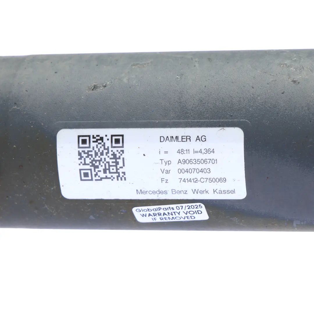 Mercedes Sprinter W906 Rear Axle Differential Diff WARRANTY - SKU A9063506701 - Part number A9063506701