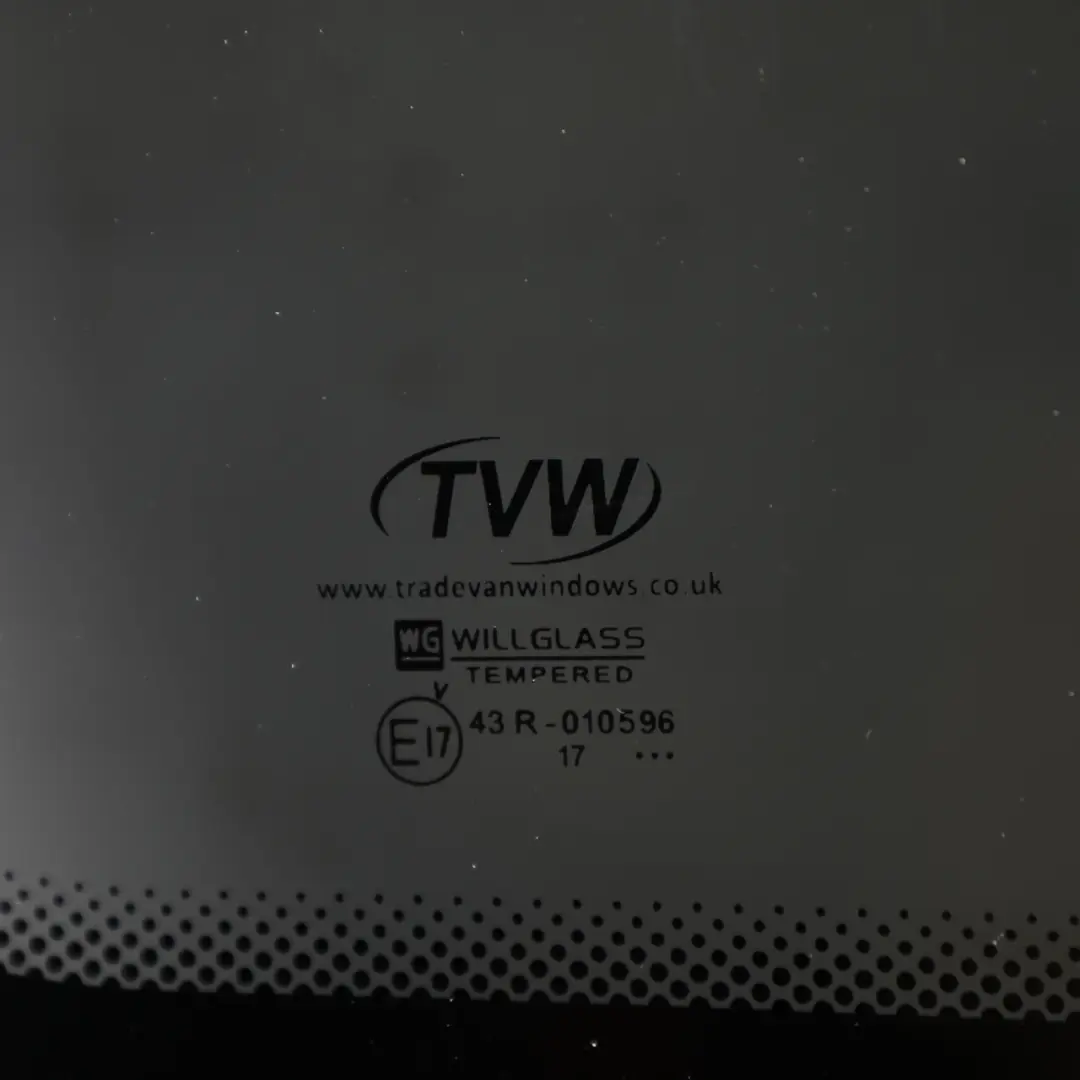 Window Glass Rear Left N/S Sliding Side Door Tinted AS3 to Mercedes Sprinter W906 with Part number A9067351909 Mercedes Sprinter W906 Window Glass Rear Left N/S Sliding Side Door Tinted AS3 - SKU A9067351909 - Part number A9067351909