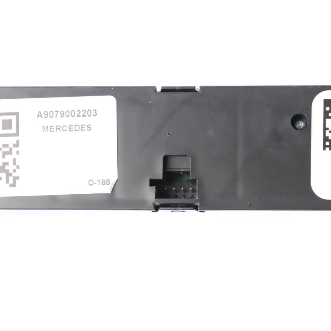 W907 W910 Control Panel Dashboard Radio Switch Unit to Mercedes with Part number A9079002203 Mercedes W907 W910 Control Panel Dashboard Radio Switch Unit - SKU A9079002203 - Part number A9079002203