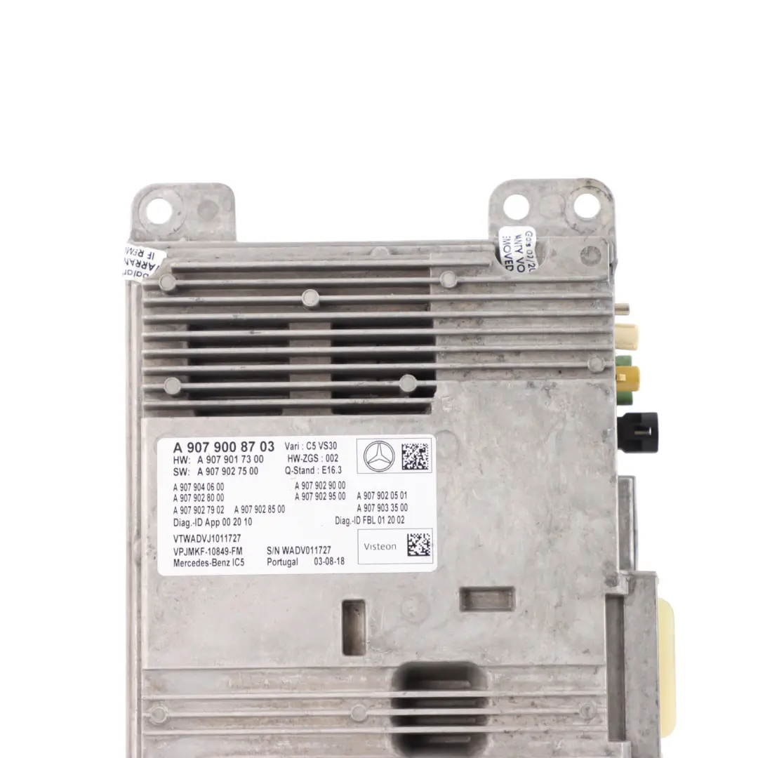 W907 W910 CD Player Audio Stereo Radio Head Unit to Mercedes with Part number A9079008703 Mercedes W907 W910 CD Player Audio Stereo Radio Head Unit - SKU A9079008703 - Part number A9079008703