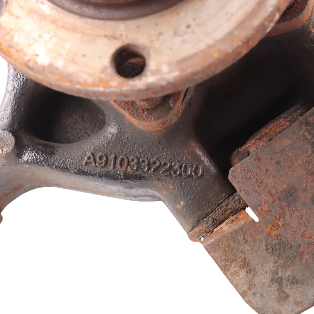 Hub Bearing Steering Knuckle Front Right O/S to Mercedes W910 Wheel with Part number A9103320300 Mercedes W910 Wheel Hub Bearing Steering Knuckle Front Right O/S - SKU A9103320300 - Part number A9103320300