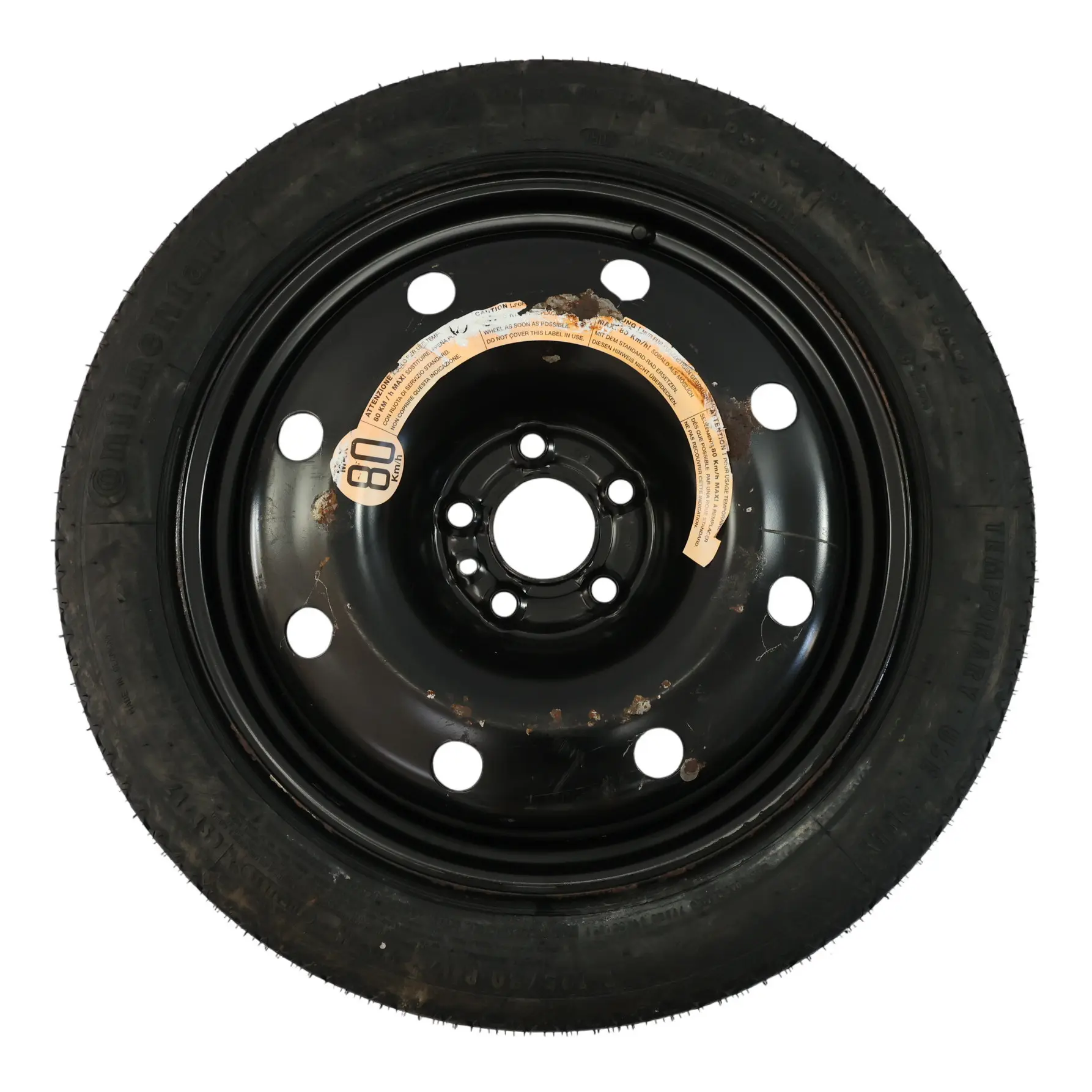 Alfa Romeo Giulietta Roue De Secours Compacte R17 Continental 125/80