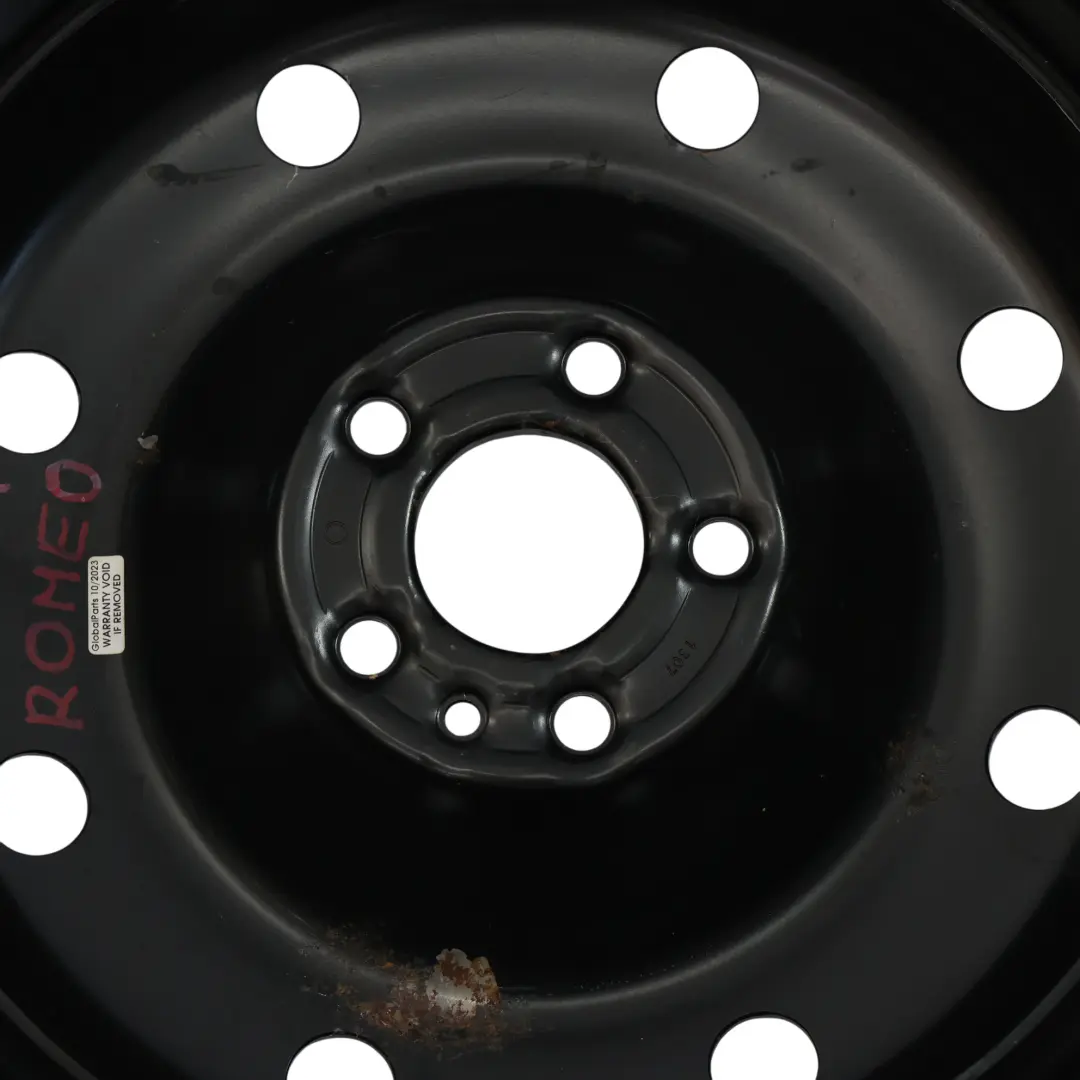 Spare Wheel Compact Steel Wheel R17 Continental 125/80 to Alfa Romeo Giulietta with Part number ALFA-ROMEO-SPARE-WHEEL Alfa Romeo Giulietta Spare Wheel Compact Steel Wheel R17 Continental 125/80 - SKU ALFA-ROMEO-SPARE-WHEEL - Part number ALFA-ROMEO-SPARE-WHEEL