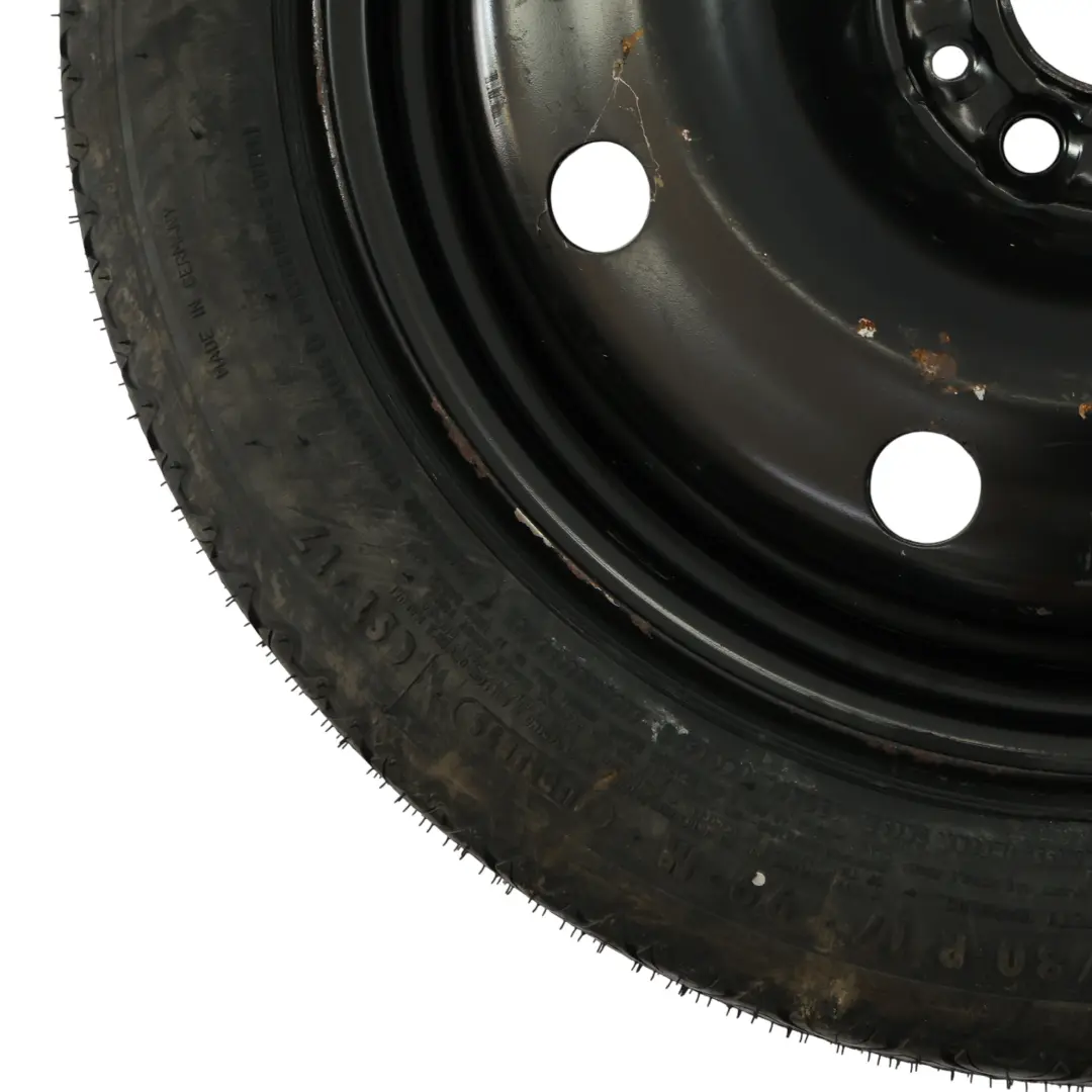 Alfa Romeo Giulietta Ersatzrad Kompaktrad Stahl R17 Continental 125/80 - SKU ALFA-ROMEO-SPARE-WHEEL - Teilenummer ALFA-ROMEO-SPARE-WHEEL