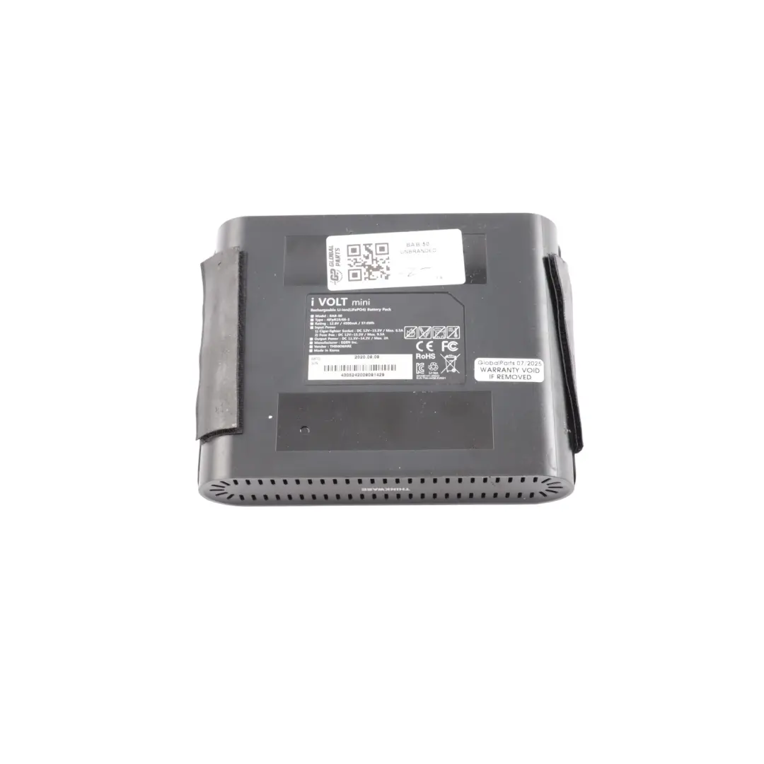 Thinkware iVolt Mini External Battery Dash Cam Power Bank 4500 mAh to with Part number BAB-50 Thinkware iVolt Mini External Battery Dash Cam Power Bank 4500 mAh - SKU BAB-50 - Part number BAB-50