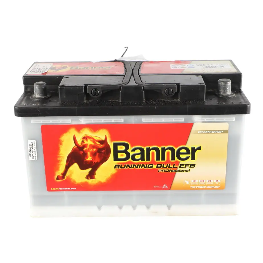 Running Bull Pro Car Battery Start Stop 58511 EFB 85Ah 780A to with Part number BANNER-85AH Running Bull Pro Car Battery Start Stop 58511 EFB 85Ah 780A - SKU BANNER - Part number BANNER-85AH