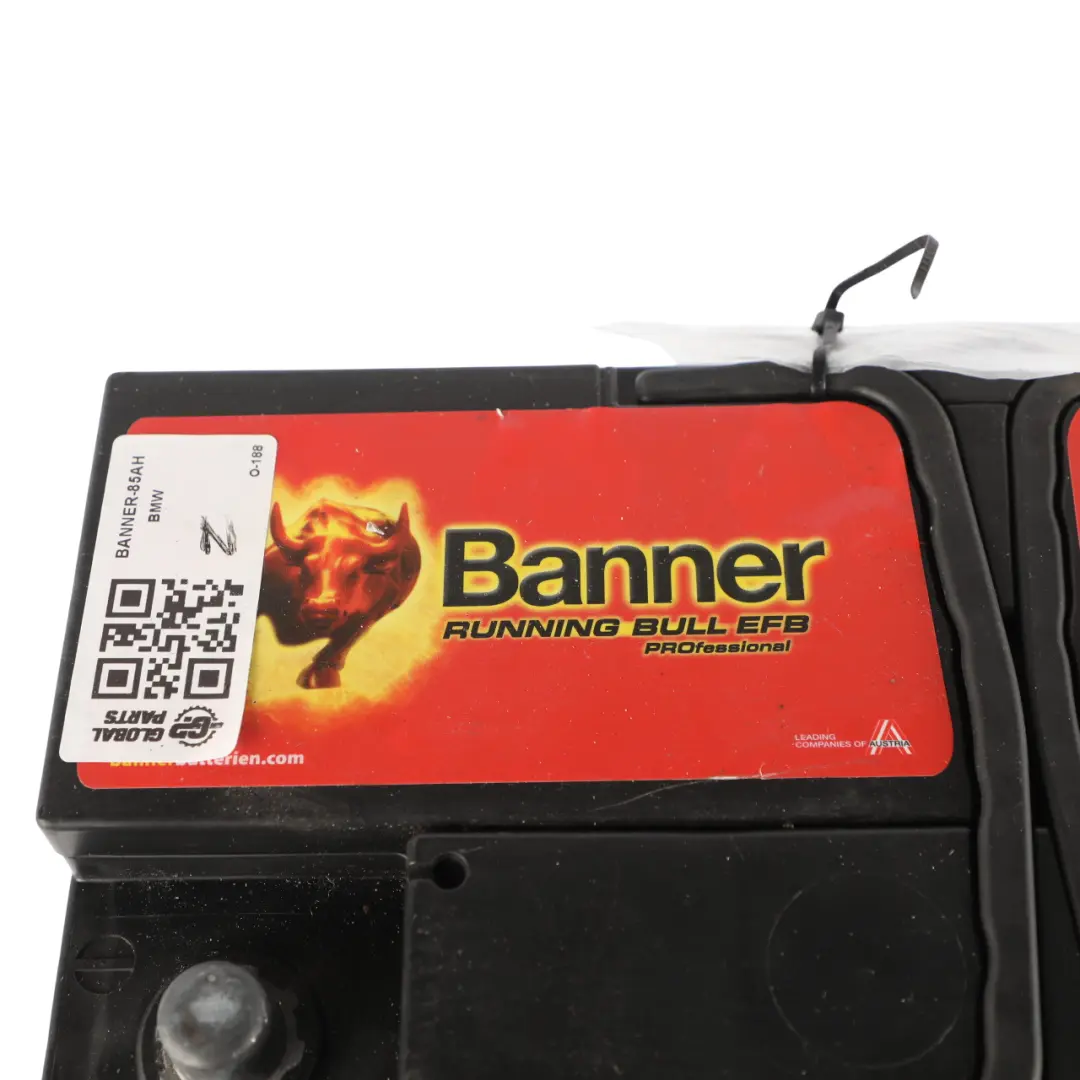 Running Bull Pro Car Battery Start Stop 58511 EFB 85Ah 780A to with Part number BANNER-85AH Running Bull Pro Car Battery Start Stop 58511 EFB 85Ah 780A - SKU BANNER - Part number BANNER-85AH