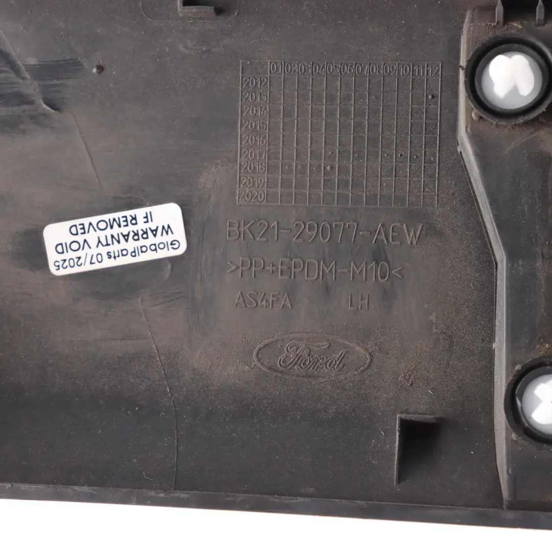 Ford Transit Custom Mk1 Side Sliding Door Trim Strip Left N/S Black - SKU BK2129077AEW - Part number BK2129077AEW