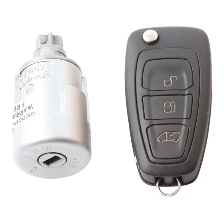 Ford Transit Custom Ignition Steering Wheel Lock Cylinder + Key BK213697AD
