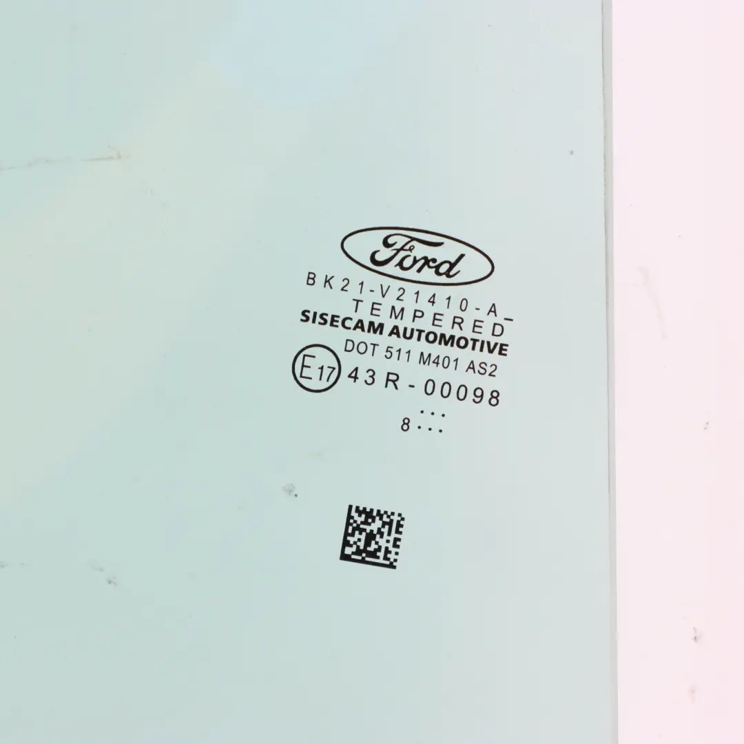 Ford Transit Custom Mk8 Vetro Finestino Porta AS2 Anteriore Destro BK21-V21410-A - SKU BK21V21410A - Numero di parte BK21V21410A