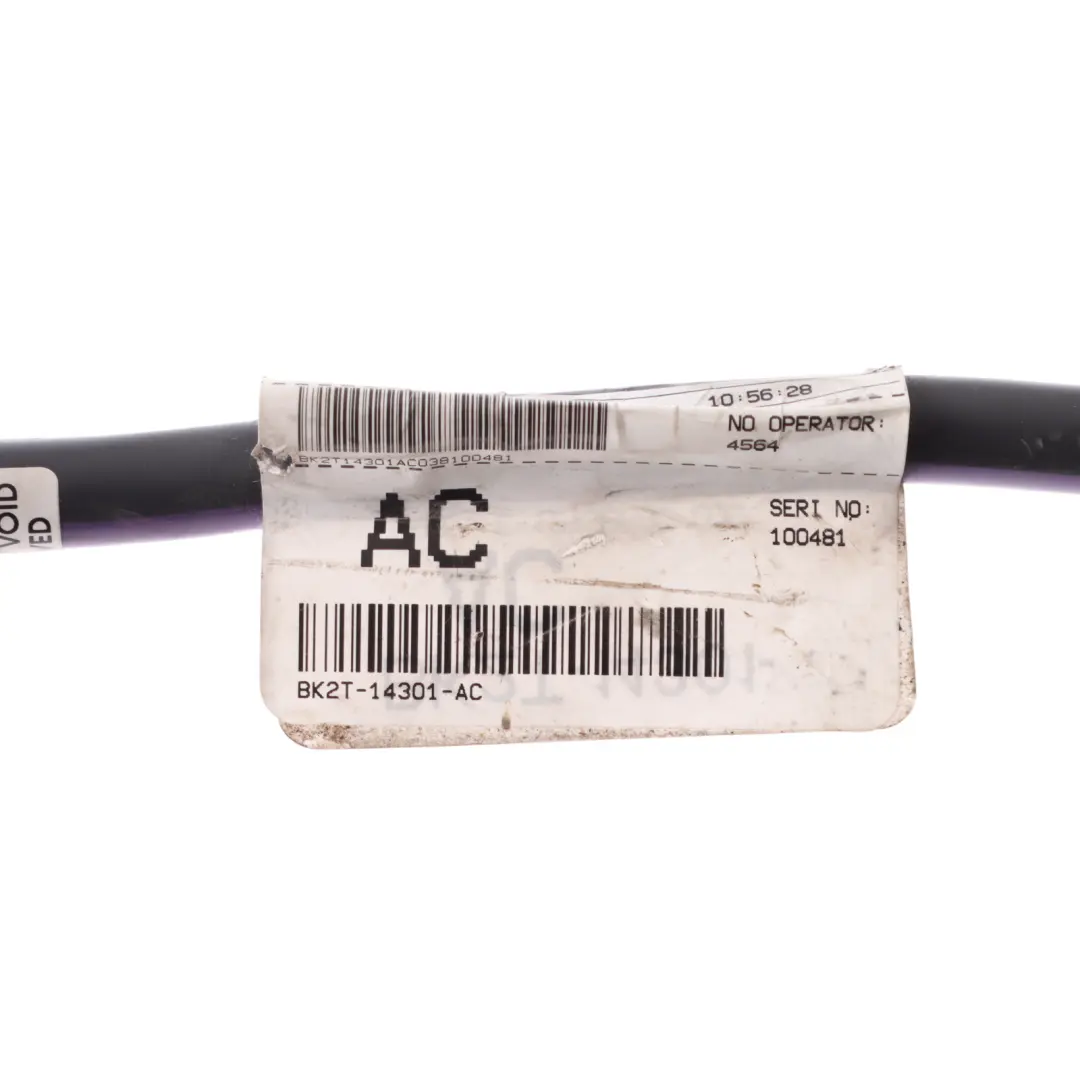 Mk1 Negative Battery Terminal Cable Wiring to Ford Transit Custom with Part number BK2T14301AC Ford Transit Custom Mk1 Negative Battery Terminal Cable Wiring - SKU BK2T14301AC - Part number BK2T14301AC