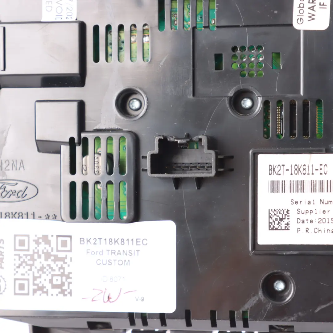 Radio Stereo Head Unit Control Panel Air Vent to Ford Transit Connect with Part number BK2T18K811EC Ford Transit Connect Radio Stereo Head Unit Control Panel Air Vent - SKU BK2T18K811EC - Part number BK2T18K811EC