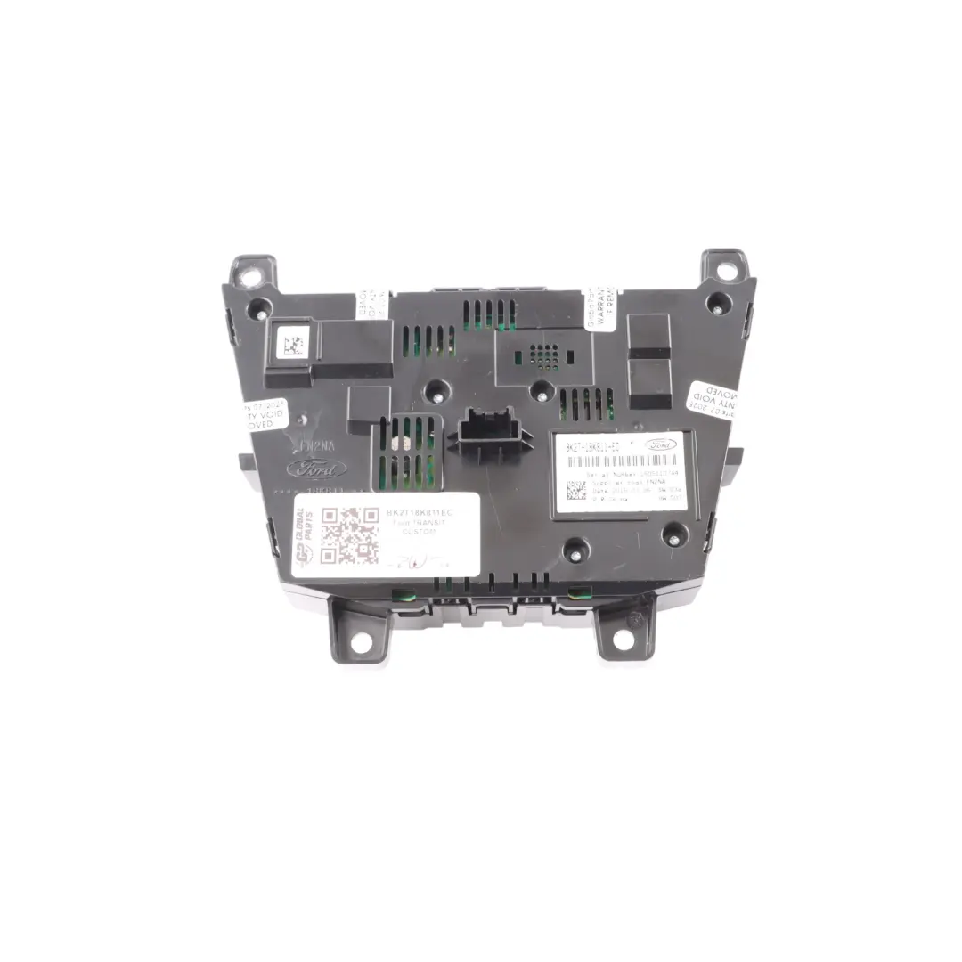 MK8 Radio Stereo Audio USB Head Unit Panel BK3D-18D815-BE para Ford Transit con número de pieza BK2T18K811EC Ford Transit MK8 Radio Stereo Audio USB Head Unit Panel BK3D-18D815-BE - SKU BK2T18K811EC - Número de pieza BK2T18K811EC