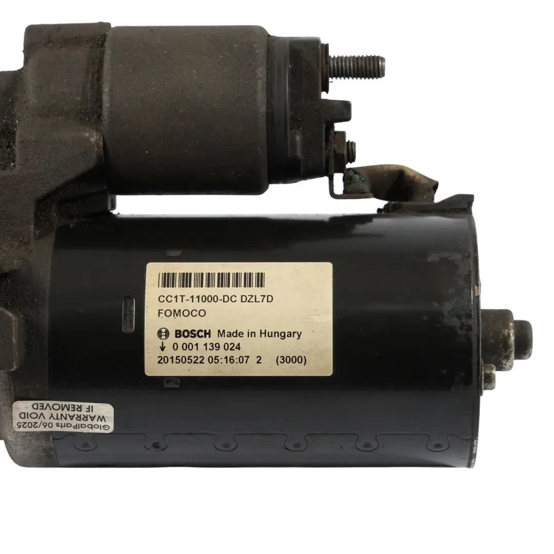Ford Transit Custom Motor Starter Motor Actuator Diesel 2.2 Tdci - SKU CC1T-11000-DC - Numero di parte CC1T-11000-DC