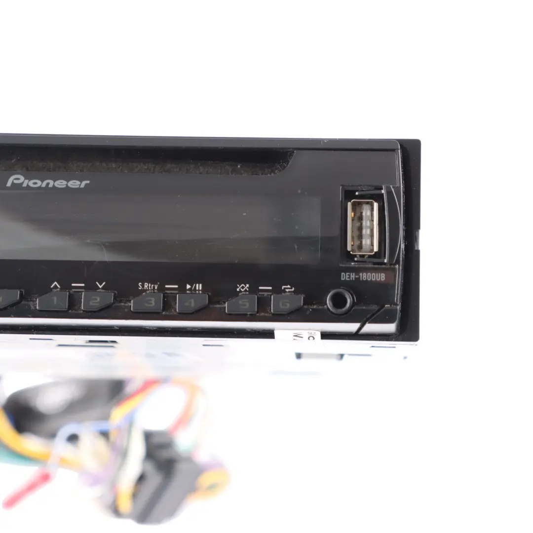 Genuine Pioneer CD AUX USB Car Audio Player 1 DIN Autoradio to with Part number DEH-1800UB Genuine Pioneer CD AUX USB Car Audio Player 1 DIN Autoradio - SKU DEH-1800UB - Part number DEH-1800UB