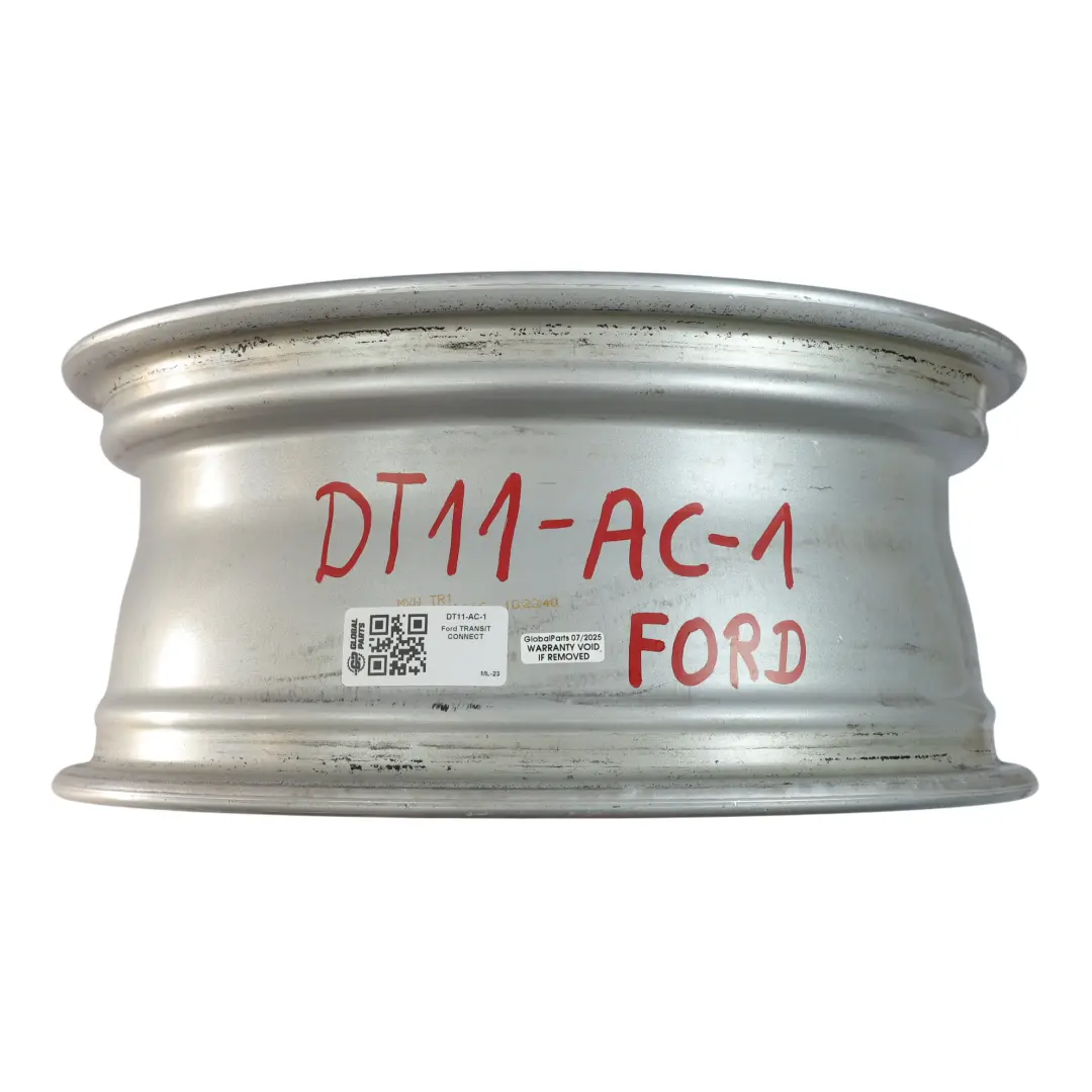 Silber Leicht metall felge 16" 6.5J ET:50 für Ford Transit Connect mit Teilenummer DT11-AC Ford Transit Connect Silber Leicht metall felge 16" 6.5J ET:50 - SKU DT11-AC-1 - Teilenummer DT11-AC