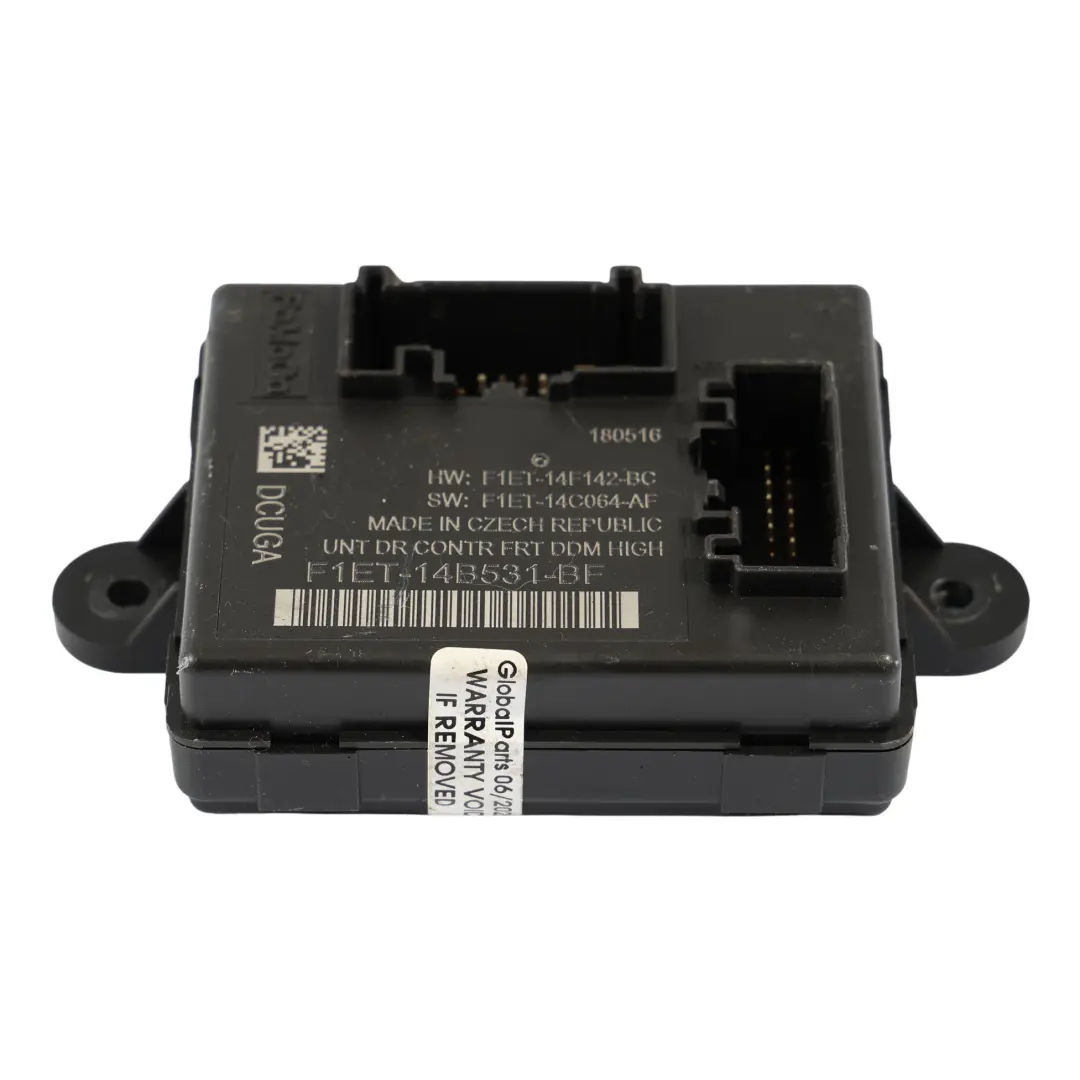 Moduł Sterownik Drzwi Lewy Przód ECU do Ford Transit Connect o numerze F1ET-14F142-BC Ford Transit Connect Moduł Sterownik Drzwi Lewy Przód ECU - SKU F1ET-14F142-BC - Numer Części F1ET-14F142-BC