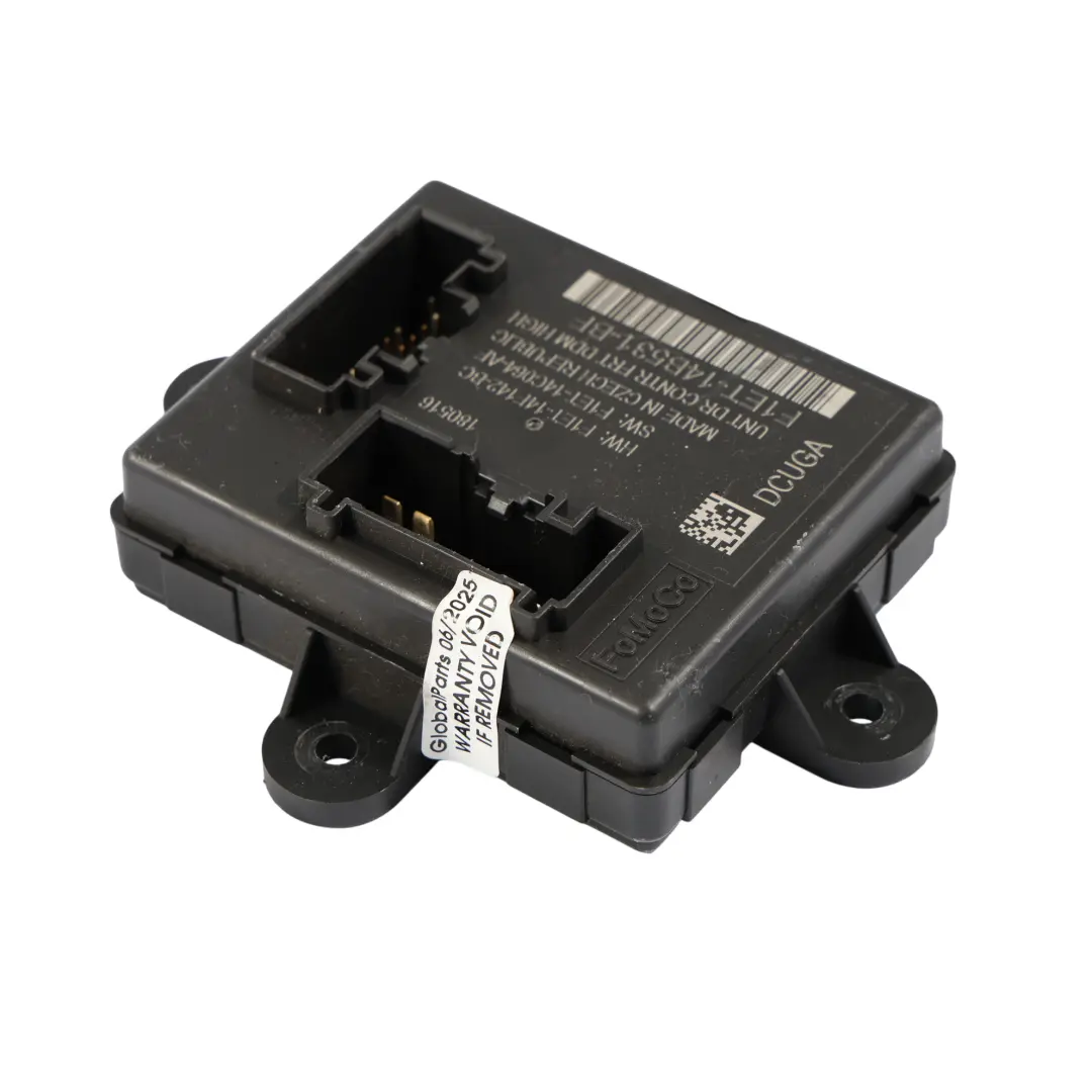 Moduł Sterownik Drzwi Lewy Przód ECU do Ford Transit Connect o numerze F1ET-14F142-BC Ford Transit Connect Moduł Sterownik Drzwi Lewy Przód ECU - SKU F1ET-14F142-BC - Numer Części F1ET-14F142-BC